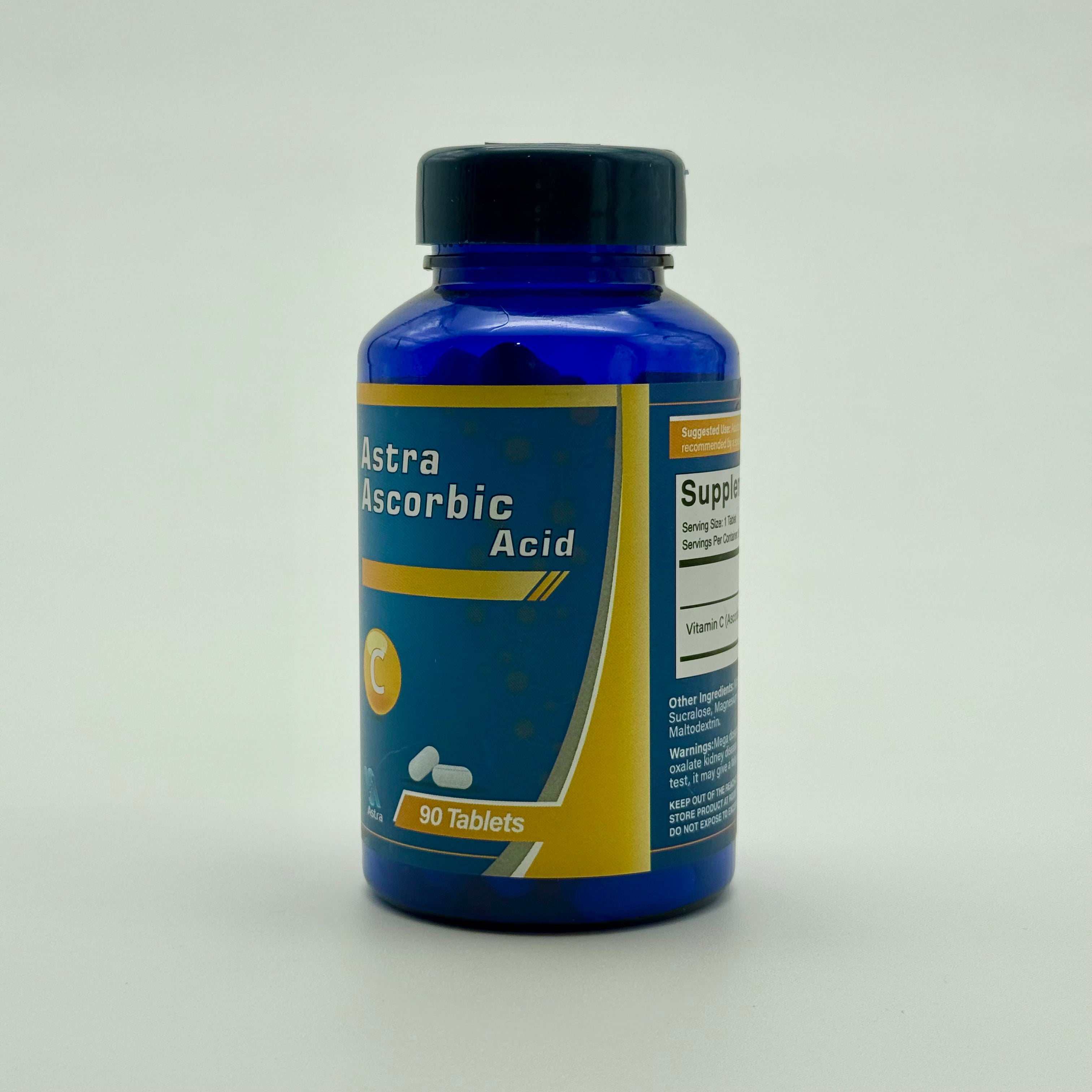 Astra Ascorbic Acid 500 mg | Immune & Antioxidant Support – 90 Tablets أسترا أسكوربيك أسيد 500 ملغ | دعم المناعة ومضاد أكسدة – 90 حبة