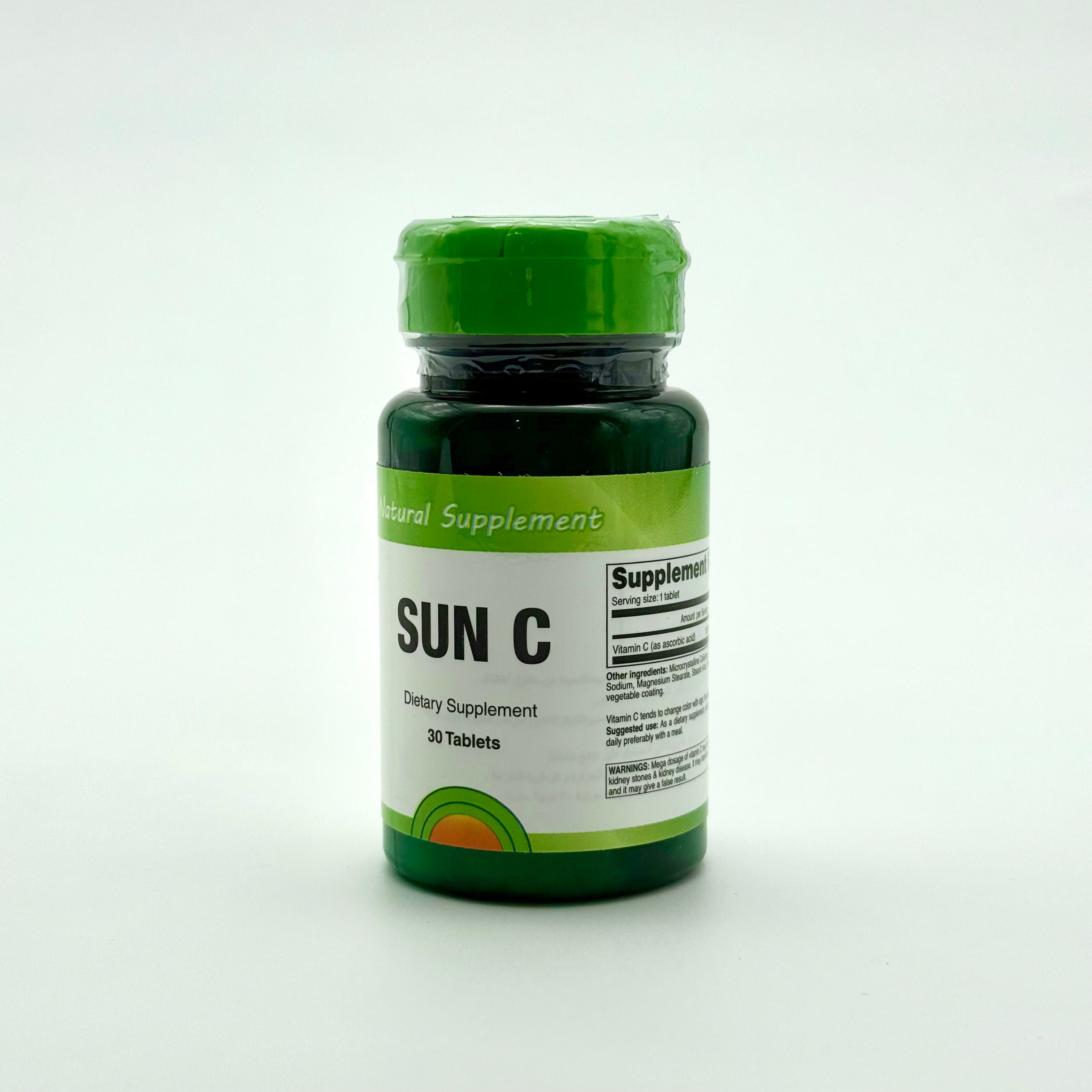 Sun Natural D-Cal 500 mg Calcium + 200 IU Vitamin D | 100 Tablets صن ناتشورال دي-كال 500 ملغ كالسيوم + 200 وحدة فيتامين د | 100 حبة
