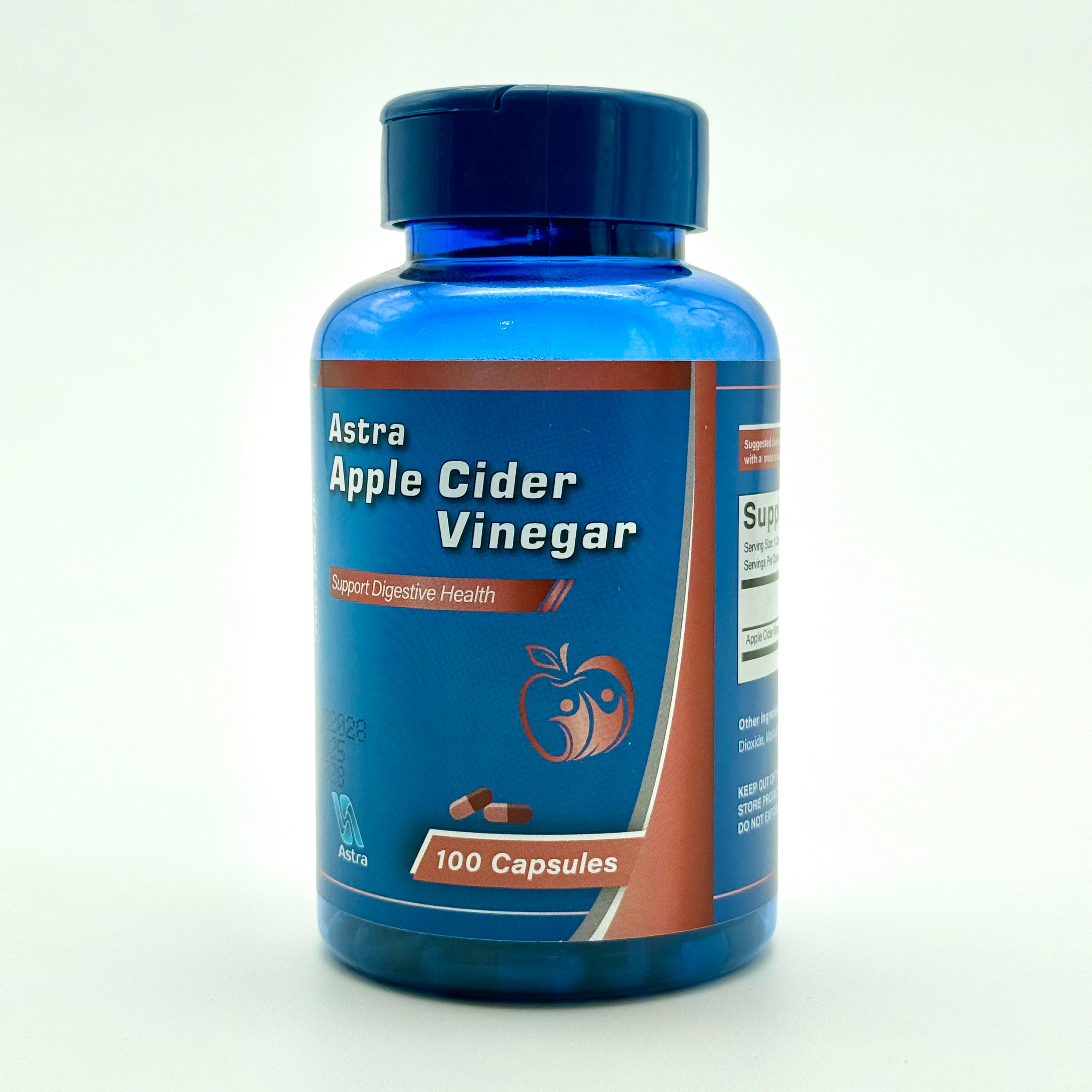 Astra Apple Cider Vinegar | 100 Capsules 600 mg -  أسترا خل التفاح | 100 كبسولة