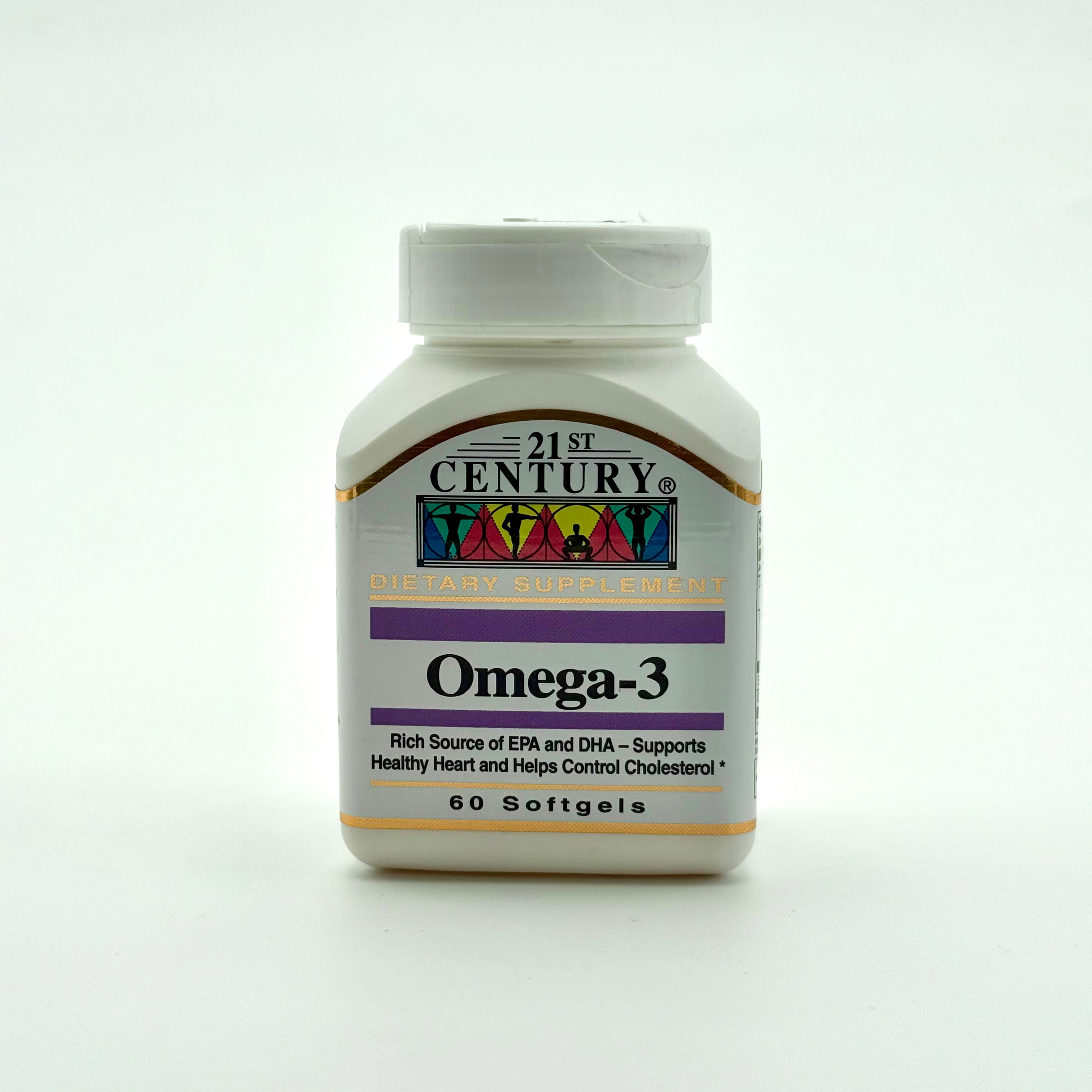 21st Century Omega-3 1000 mg | 60 Softgels أوميغا 3 من 21st Century 1000 ملغ | 60 كبسولة جيلاتينية