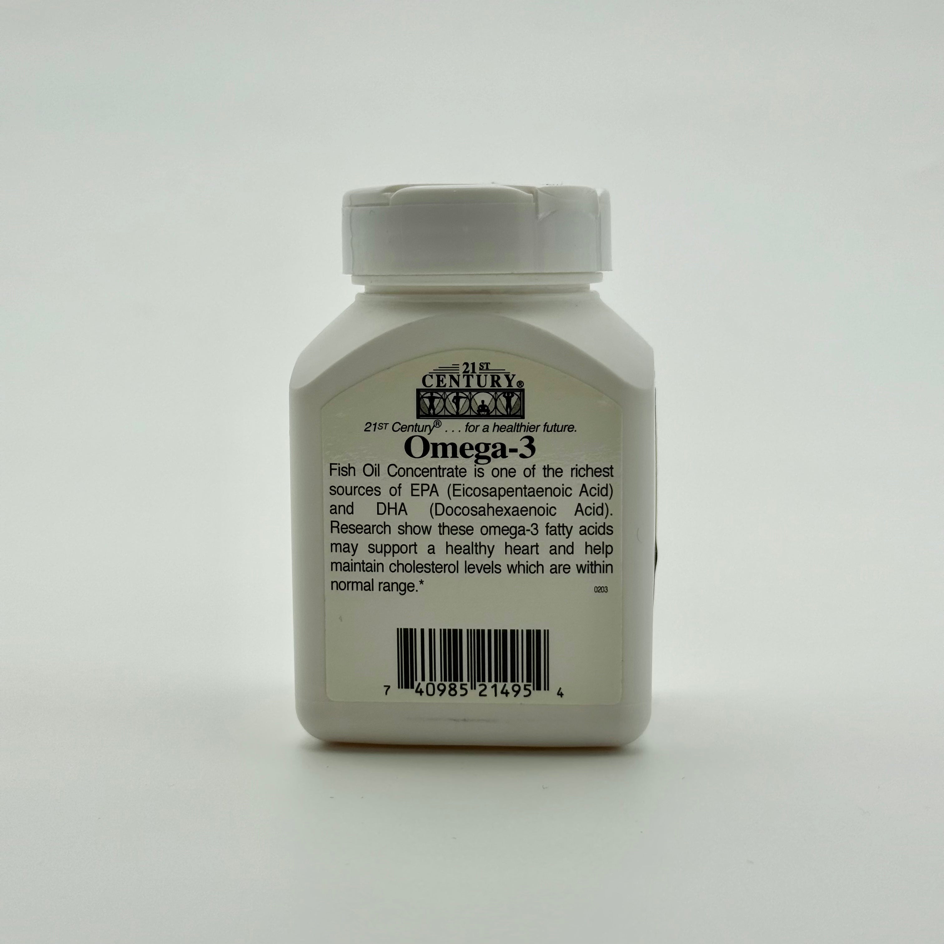 21st Century Omega-3 1000 mg | 60 Softgels أوميغا 3 من 21st Century 1000 ملغ | 60 كبسولة جيلاتينية