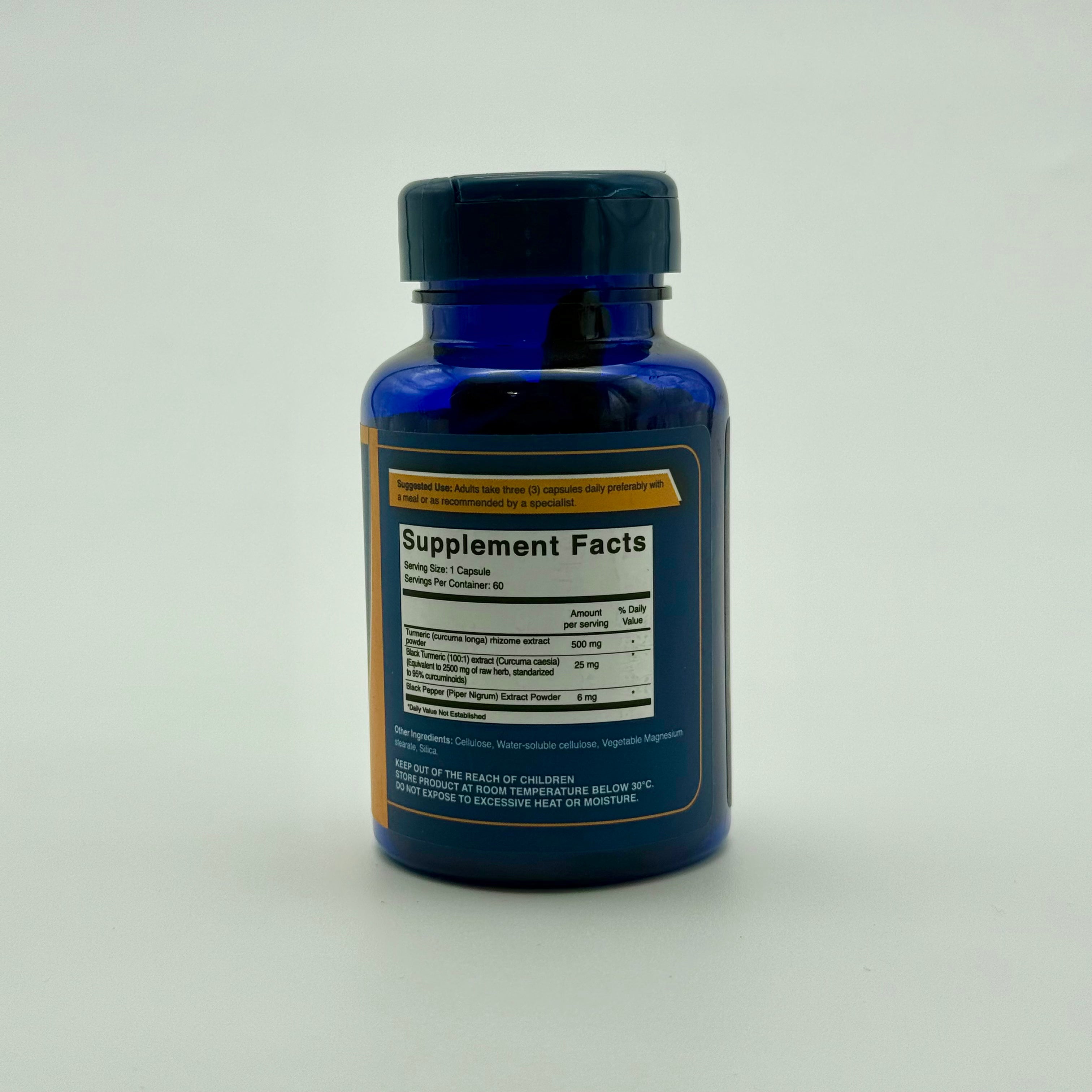ASTRA Black Turmeric Plus 500 mg | 60 Capsules أسترا بلاك تيرmeric بلس 500 ملغ | 60 كبسولة
