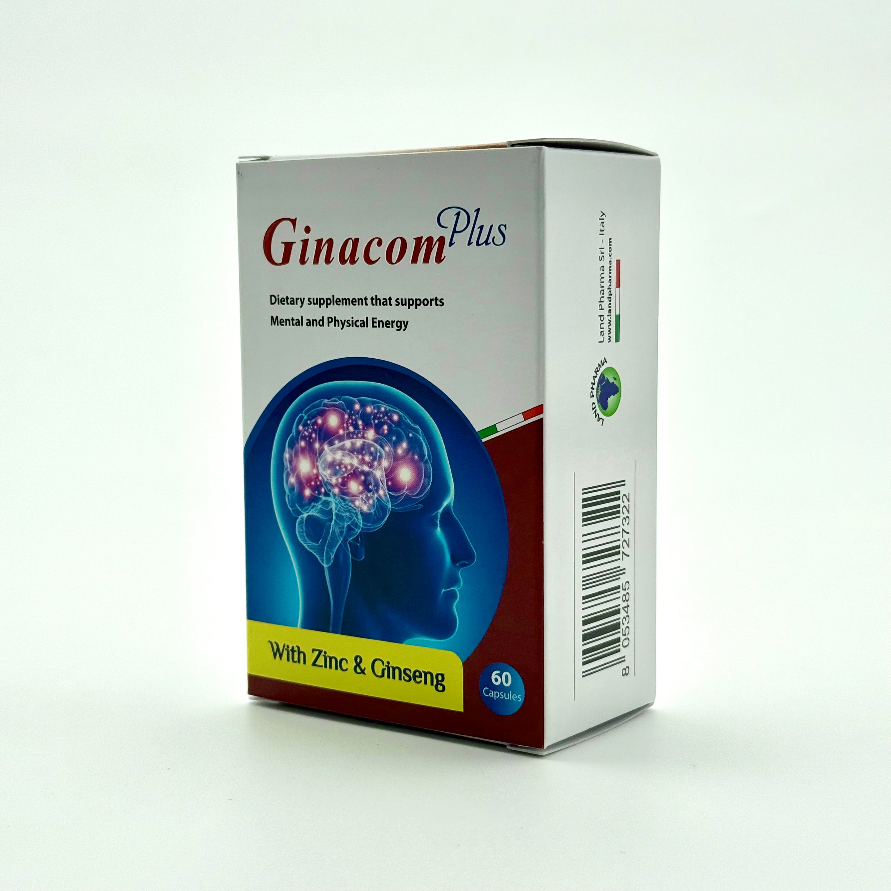 Ginacom Plus | 60 Capsules جيناكوم بلس | 60 كبسولة