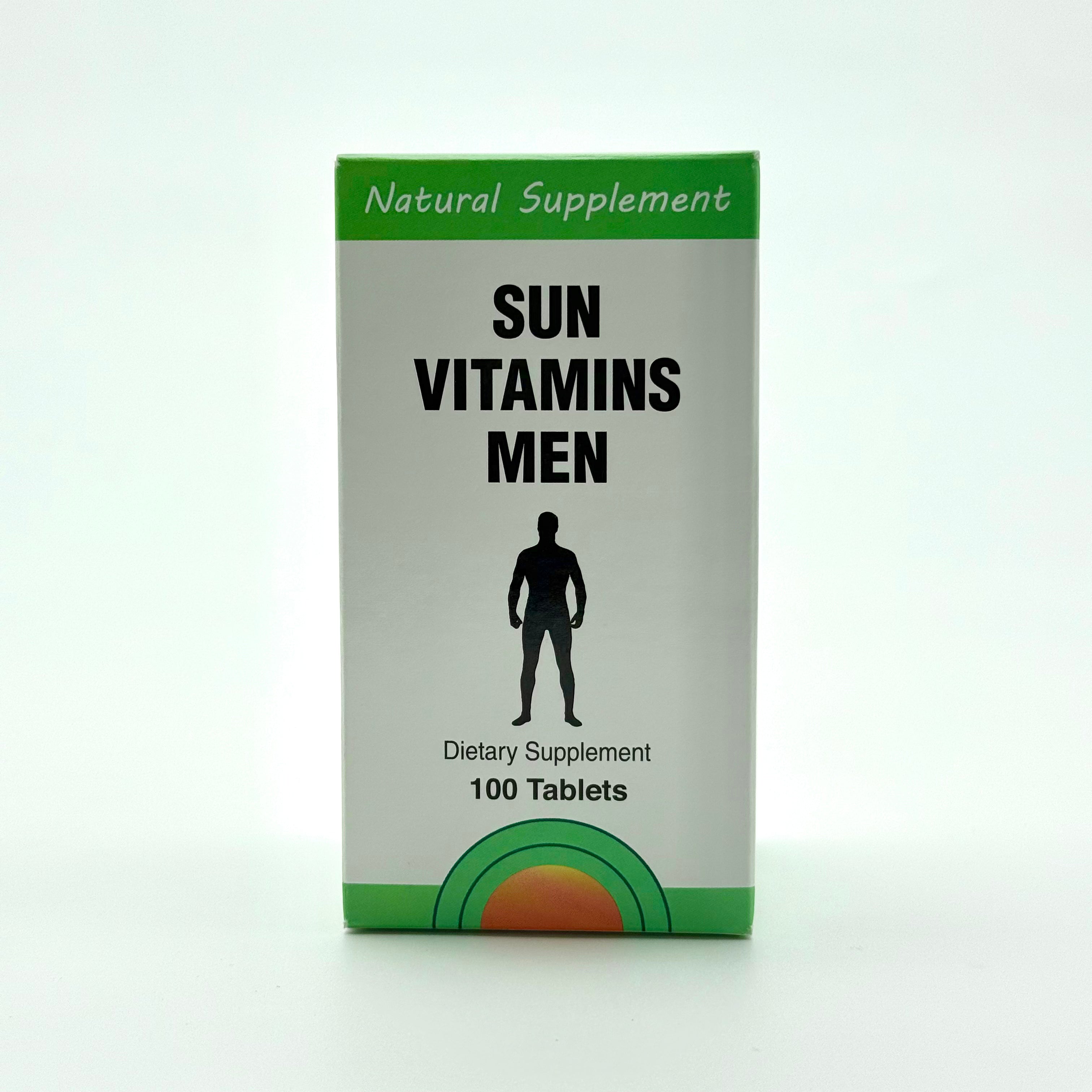 Sun Natural Sun Vitamins Men | 100 Tablets صن ناتشورال صن فيتامنز للرجال | 100 حبة