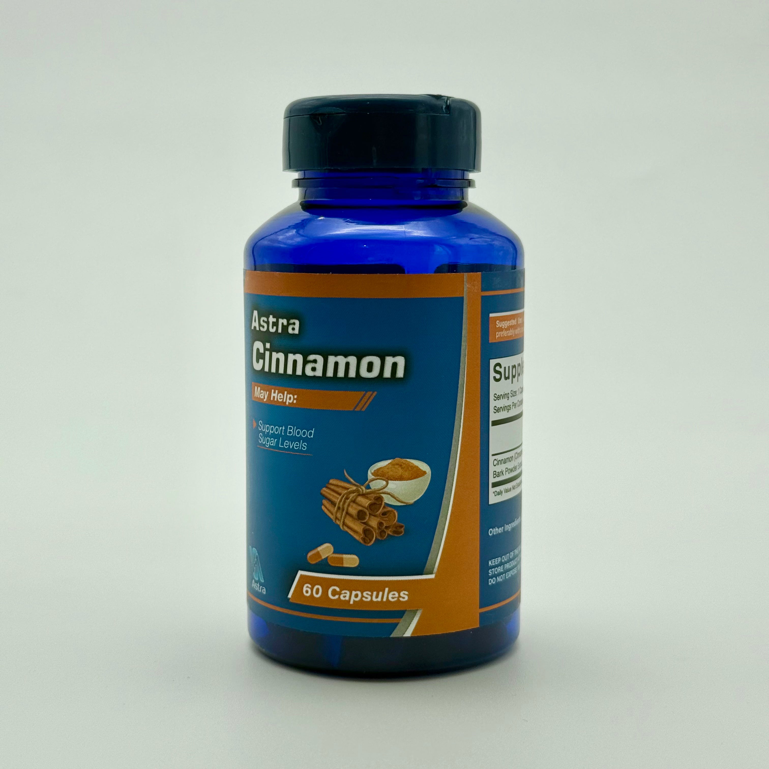 Astra Cinnamon 600 mg | 60 Capsules أسترا سينا مون 600 ملغ | 60 كبسولة