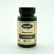 Valupak Magnesium 187.5 mg | 30 Tablets فالوباك ماغنيسيوم 187.5 ملغ | 30 قرص