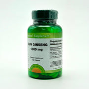 Sun Naturals Sun Ginseng 1000mg 100 Tablets صن ناتشورال صن جينسنغ 1000 ملغ 100 حبة