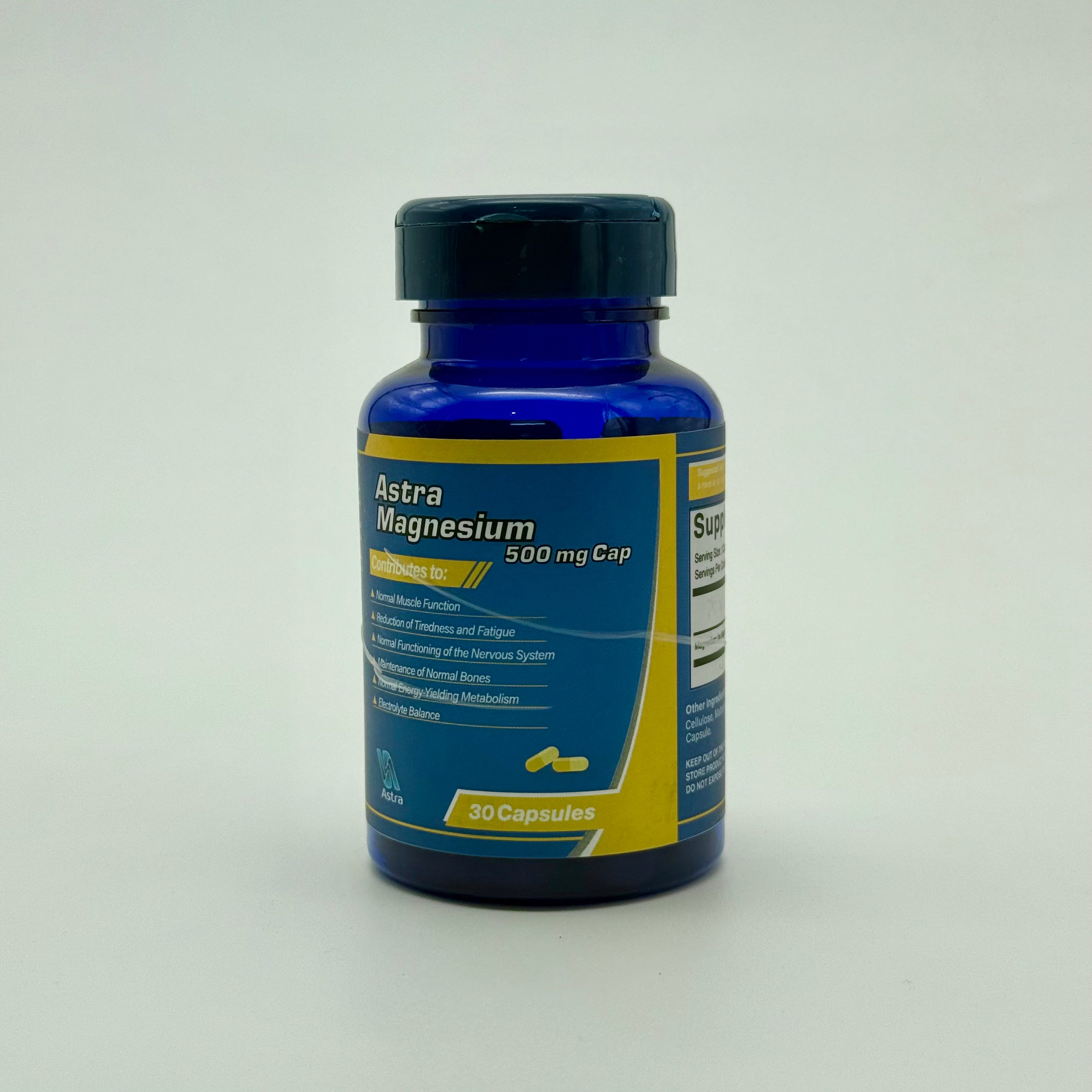 Astra Magnesium 500mg | 30 Capsules أسترا ماغنيسيوم 500 ملغ | 30 كبسولة