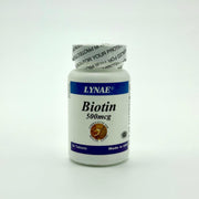 Lynae Biotin 500mcg | 30 Tablets لينا بيوتين 500 ميكروغرام | 30 قرص