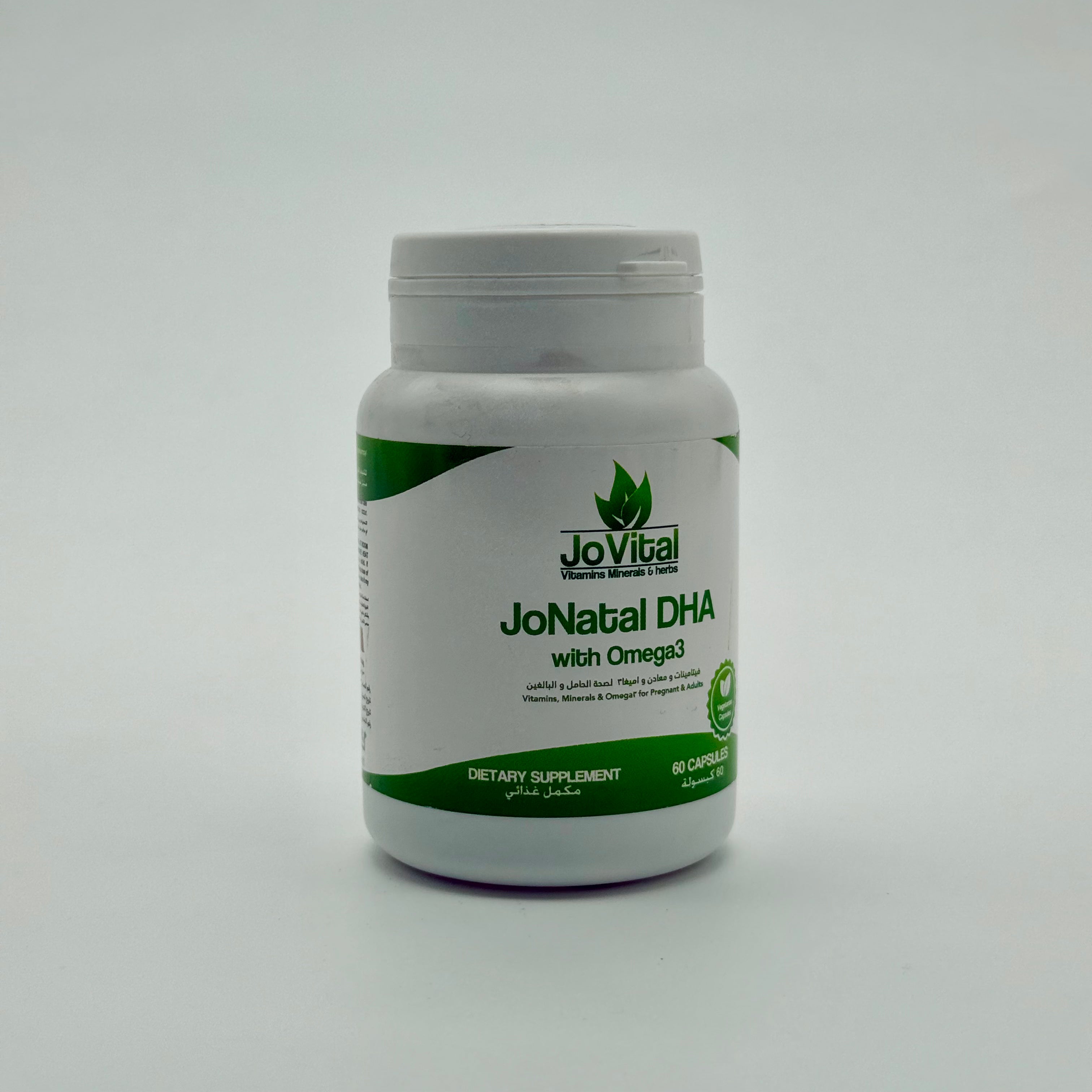 Jovital Jonatal DHA With Omega-3 Pregnancy Vitamins | 60 Capsules جوفيتال جوناتال DHA مع أوميغا-3 فيتامينات الحمل | 60 كبسولة