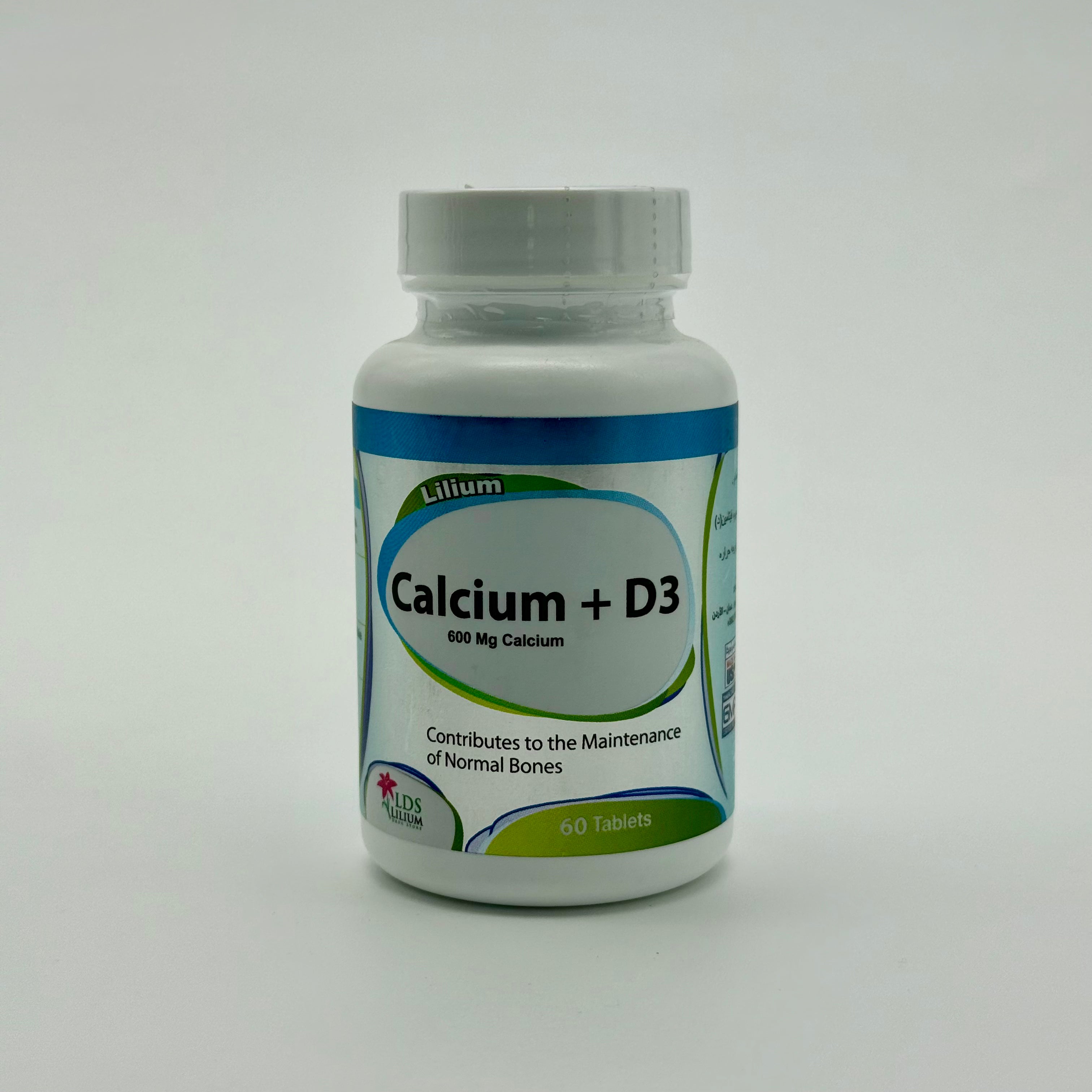 Lilium Calcium + D3 | 60 Tablets ليليوم كالسيوم + فيتامين د3 | 60 حبة