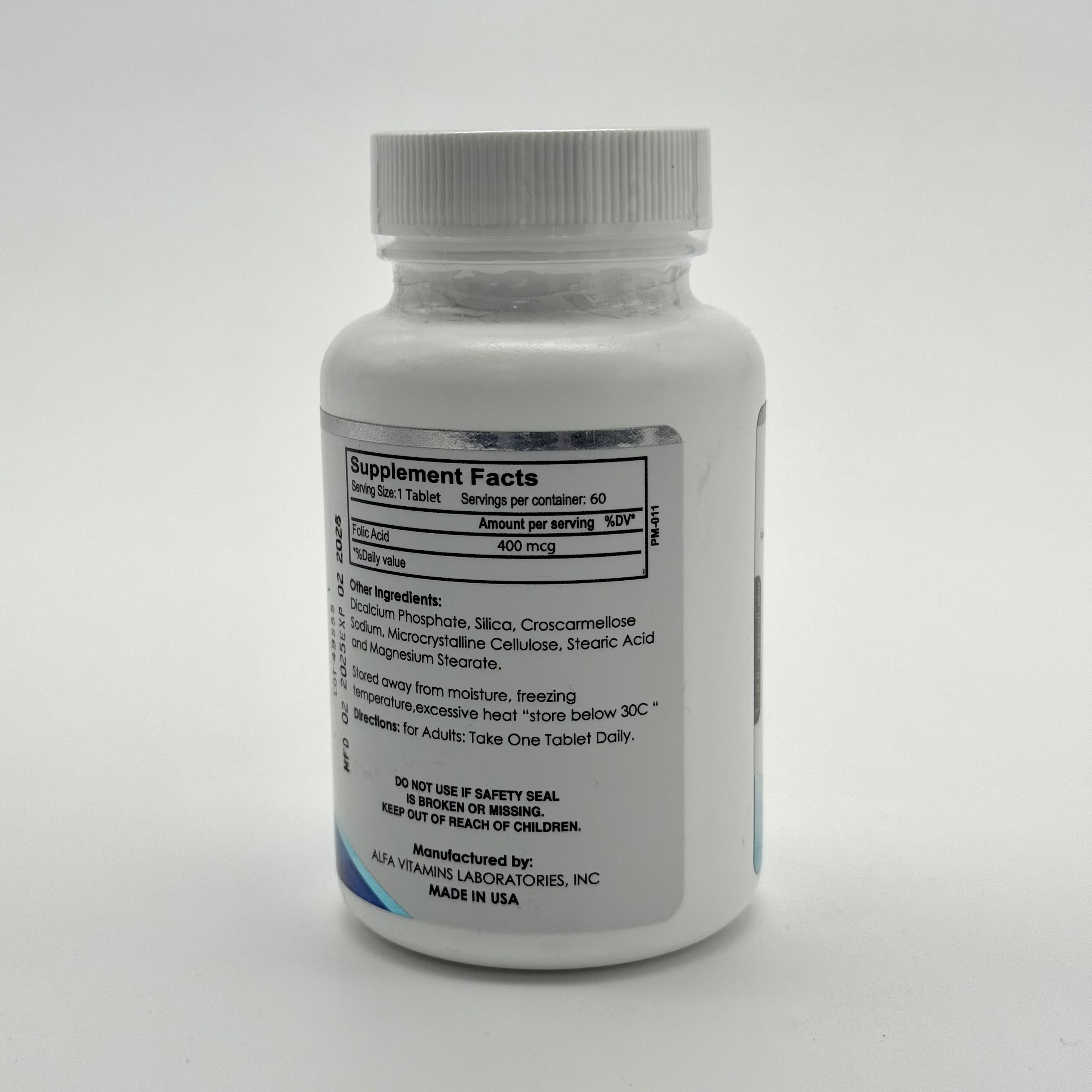 Genesisvit Folic Acid 400mcg Tablet 60 جينيسسفِت فوليك أسيد 400 مكغ | 60 قرص