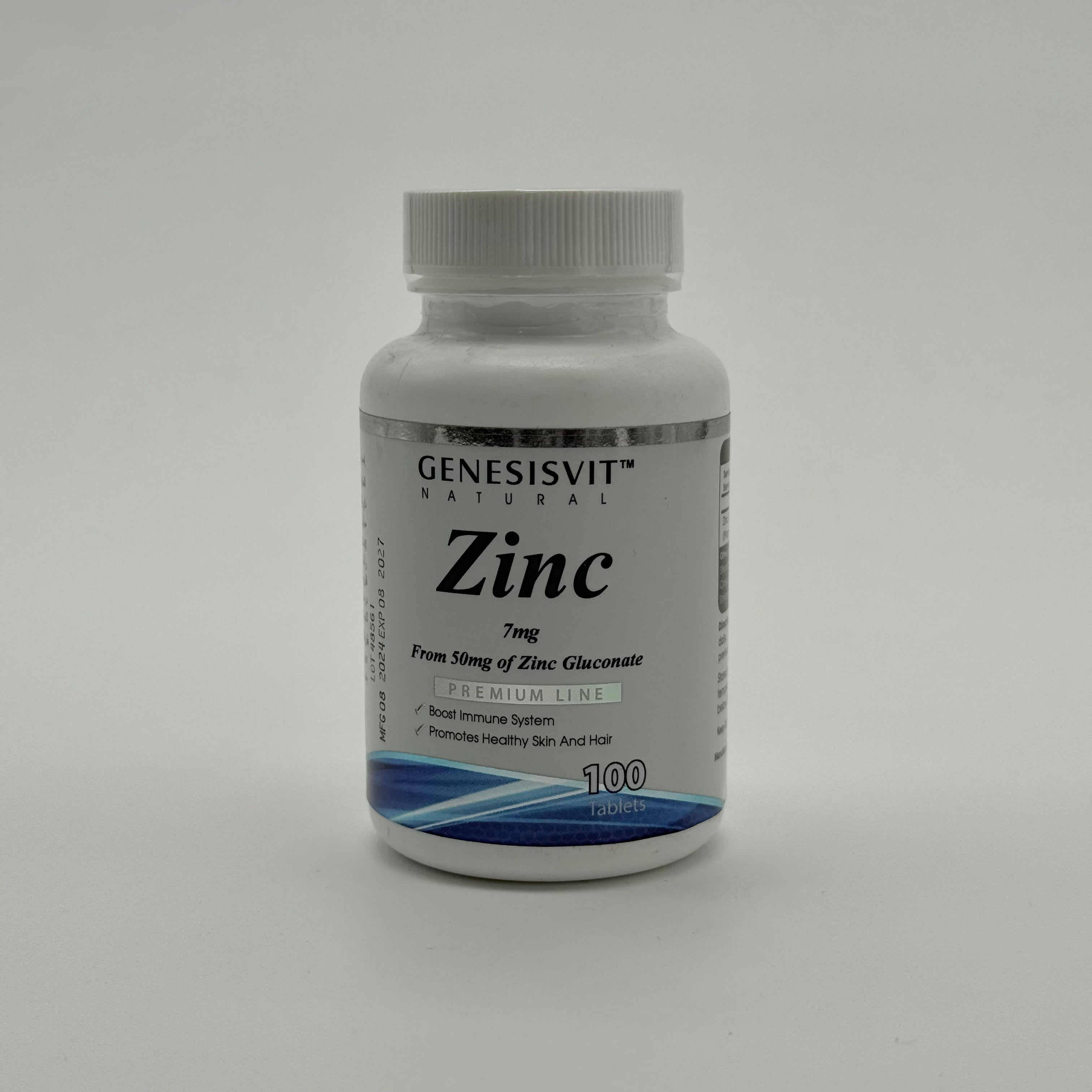 Genesisvit Zinc Supplement 100 Tablets جينيسسفِت زنك – 100 قرص