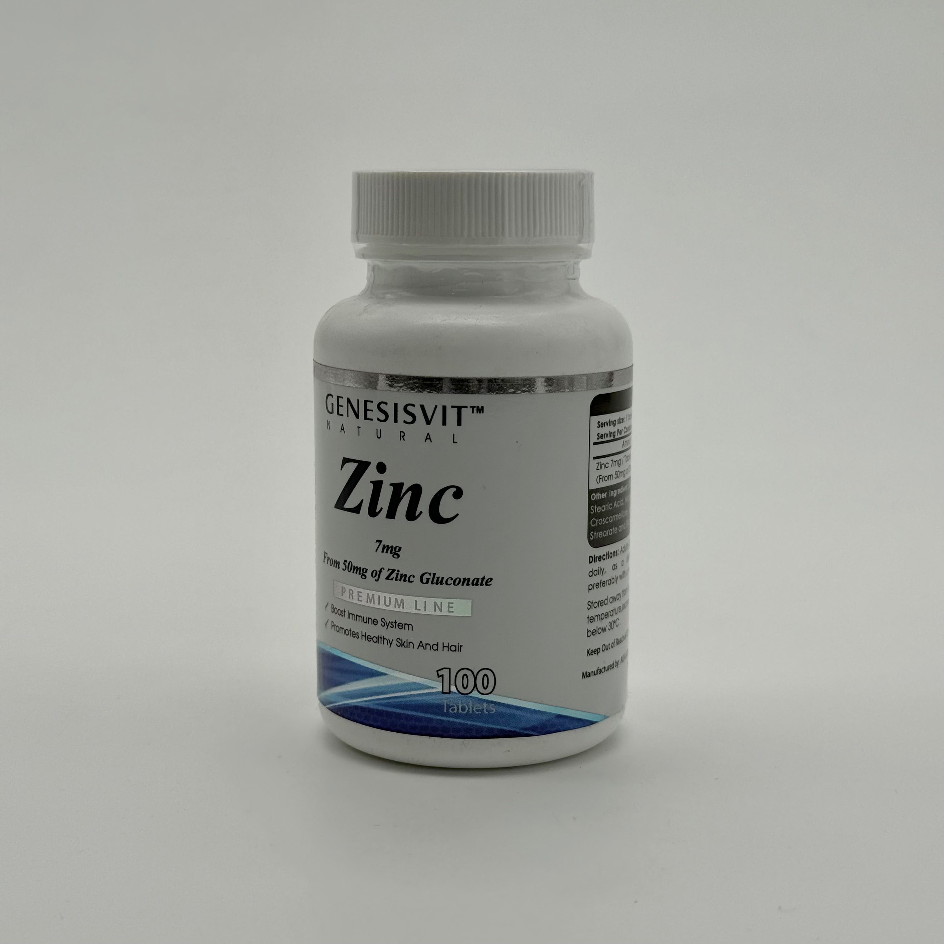 Genesisvit Zinc Supplement 100 Tablets جينيسسفِت زنك – 100 قرص