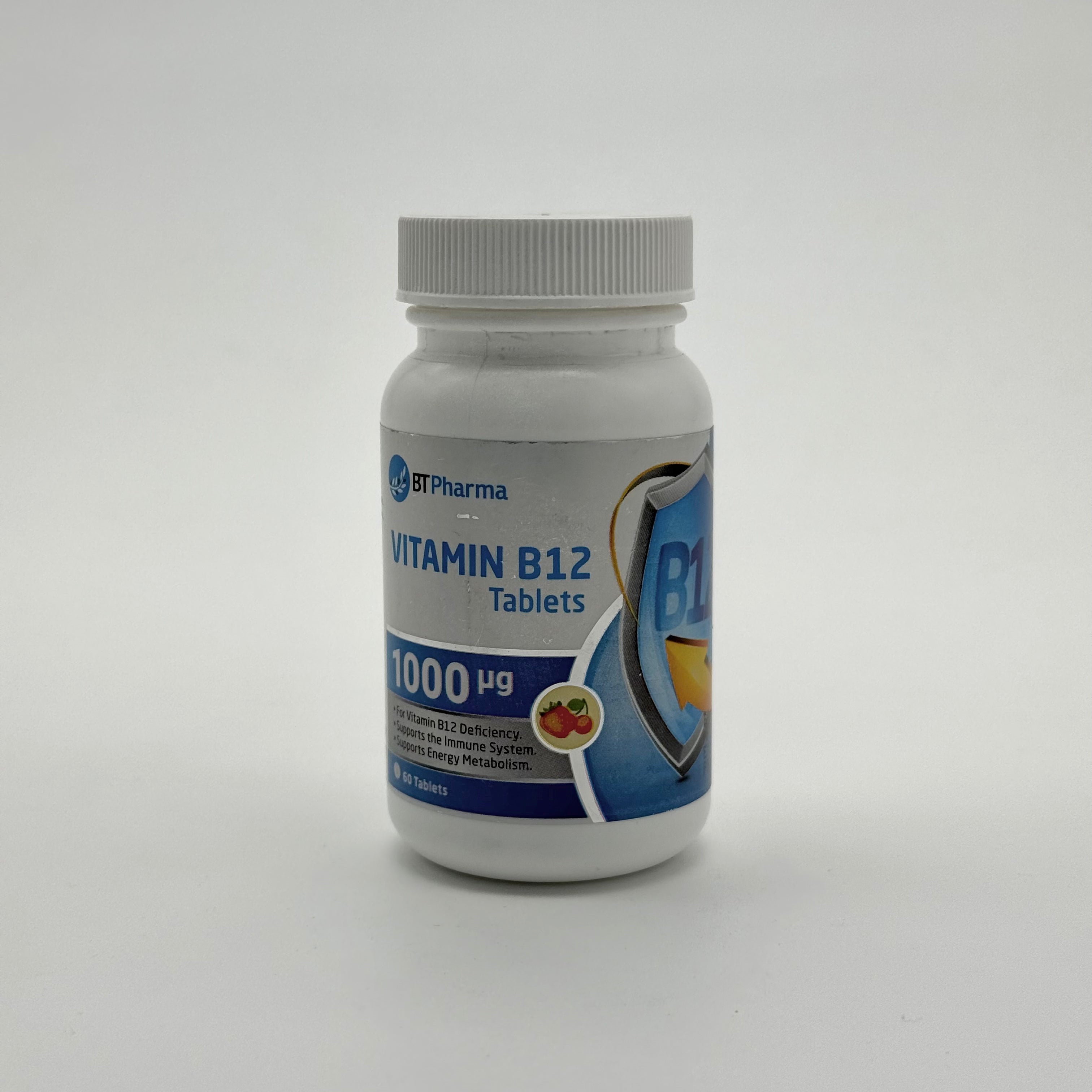 Bt Pharma B12 1000 mcg | 60 Tablets بي تي فارما ب12 1000 مكغ | 60 قرص