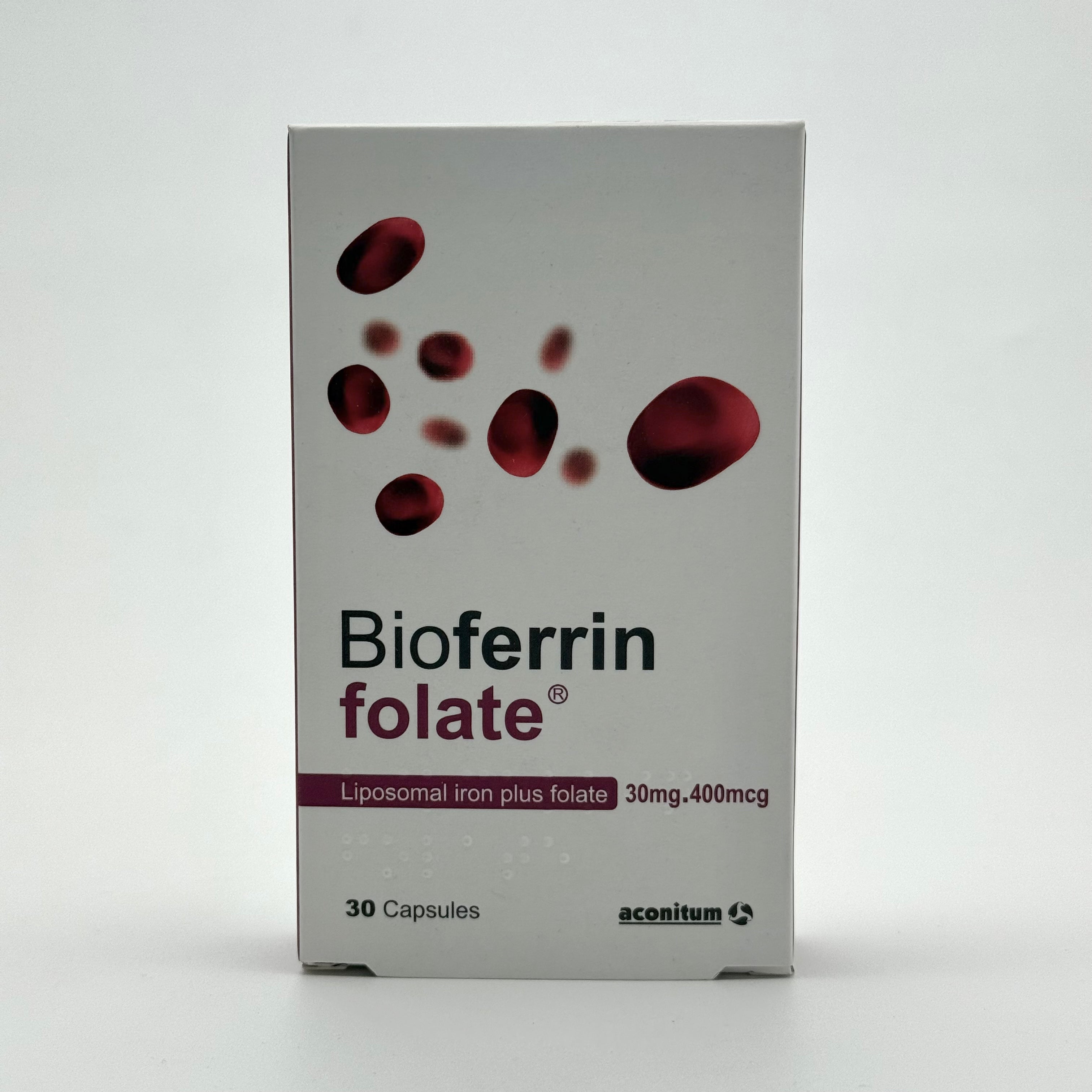 Bioferrin Folate 30 Capsules - بيوفرين فولات 30 كبسولة