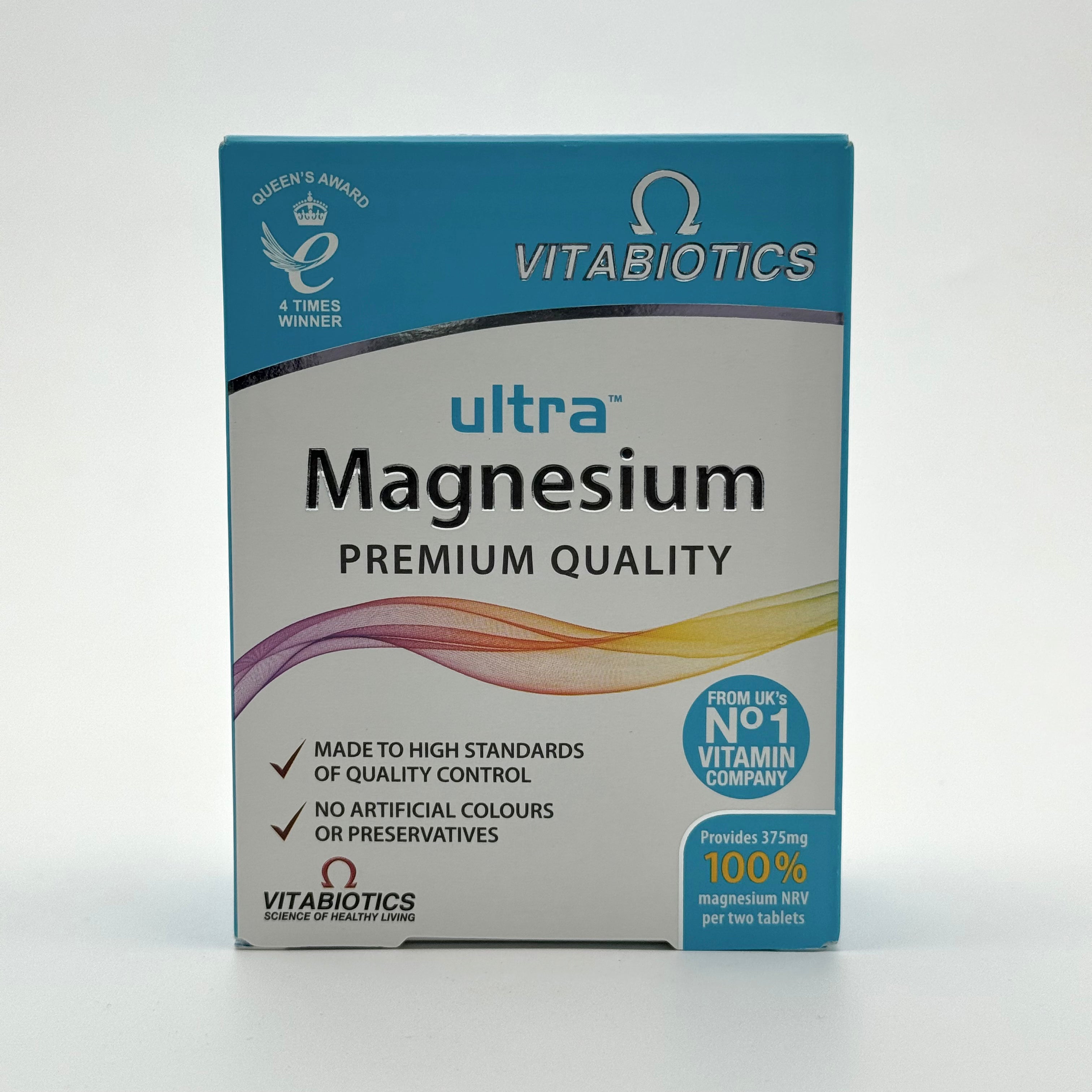 Vitabiotics Ultra Magnesium 60 Tablets فيتابيوتيكس ألترا ماغنيسيوم 60 قرص