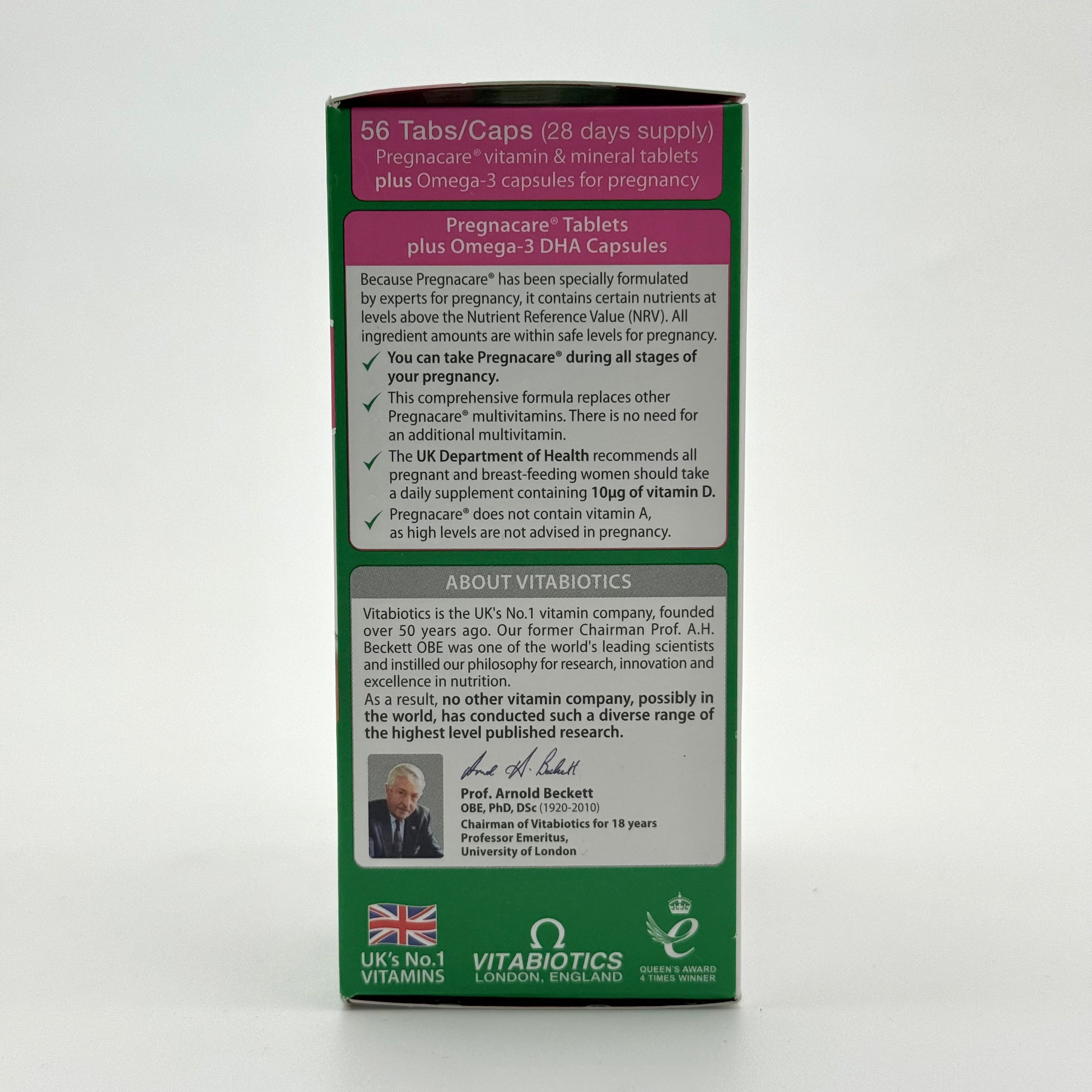 Vitabiotics Pregnacare Plus 56 Tablets/Capsules فيتابيوتيكس برجنكير بلس 56 قرص/كبسولة