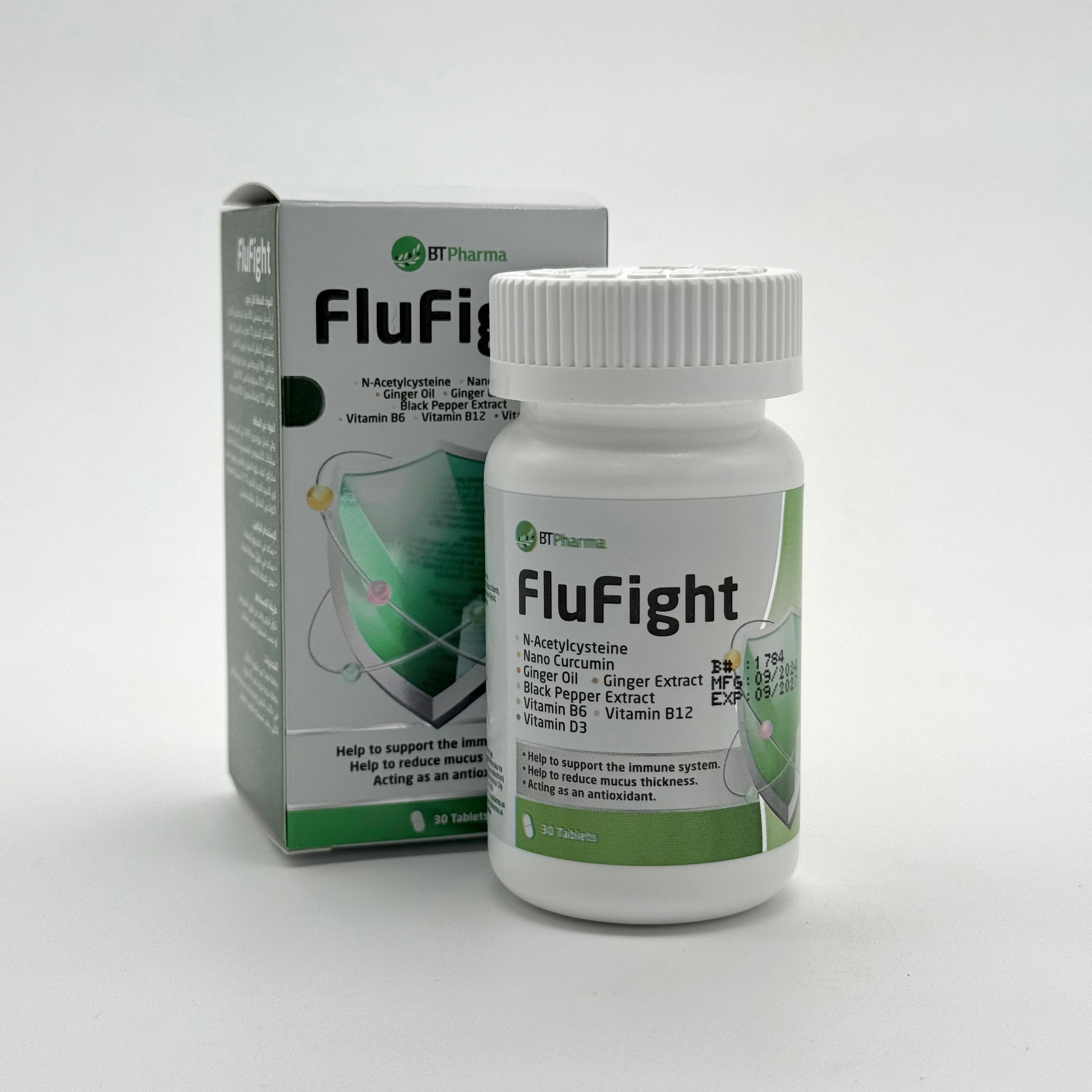 Bt Pharma FluFight 30 Tablets بي تي فارما فلوفايت 30 قرص
