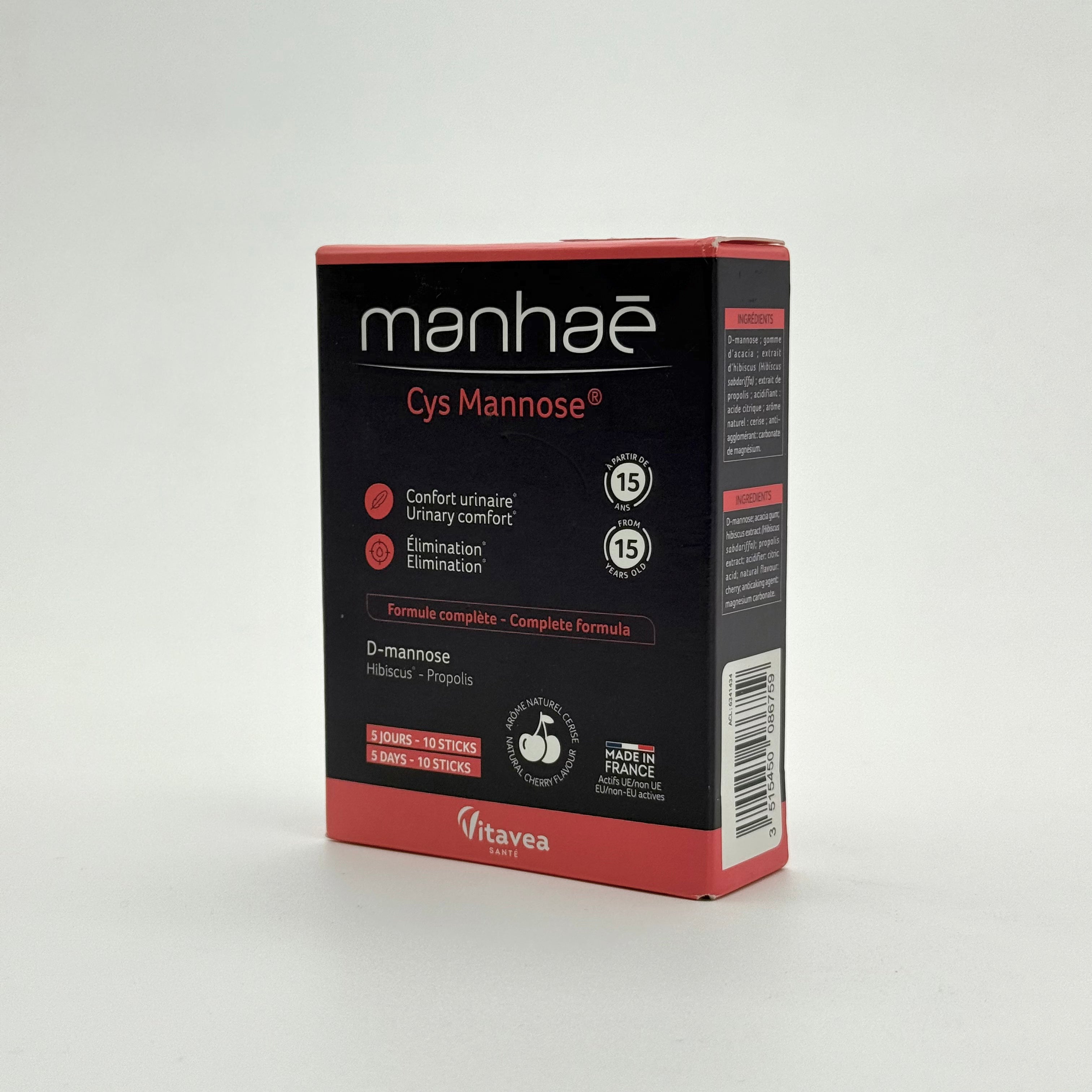 Manhae Cys Mannose 10 Sachets مانهي سيس مانوز 10 أكياس