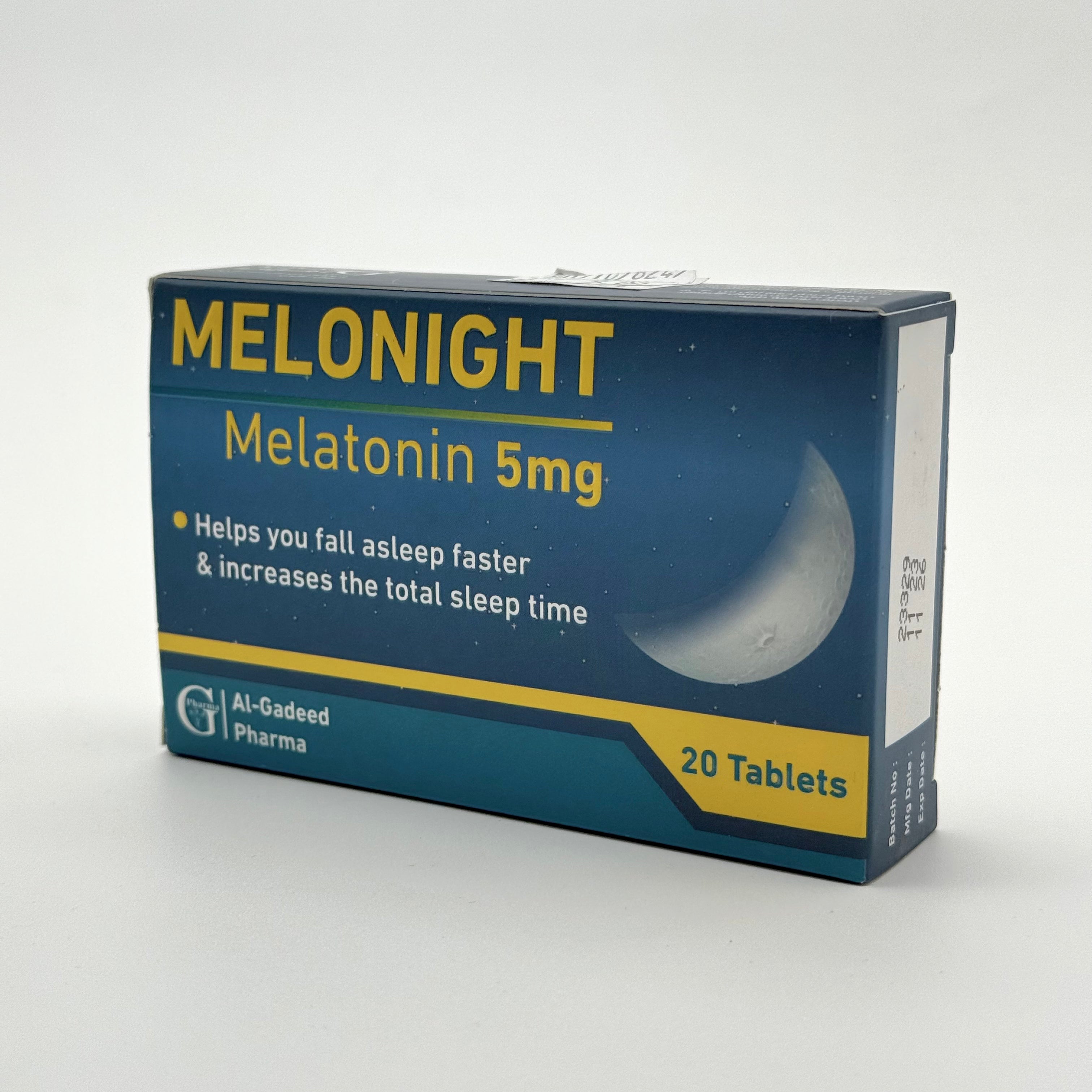 Melonight 5mg 20 Tablets ميلونايت 5 ملغ 20 قرص