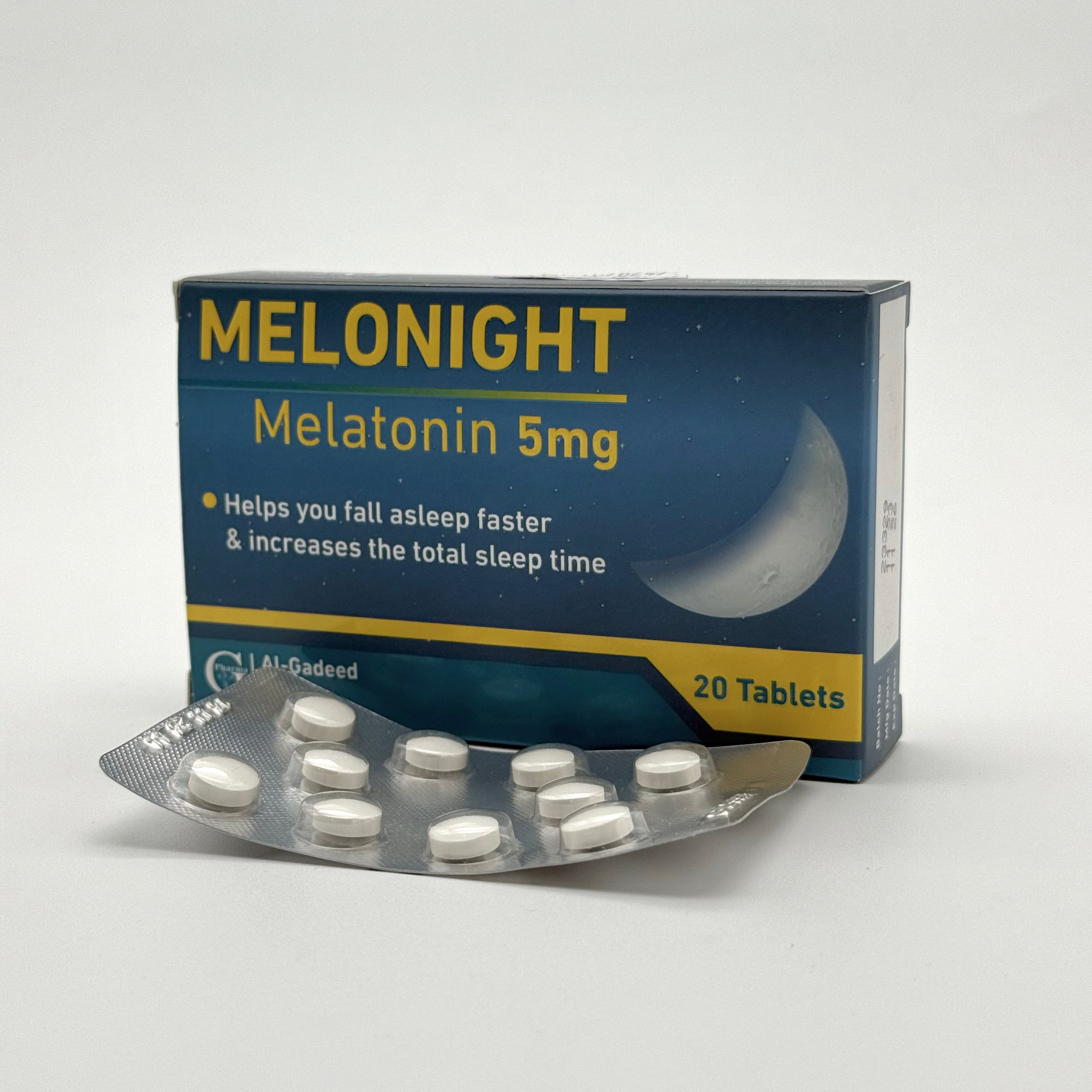 Melonight 5mg 20 Tablets ميلونايت 5 ملغ 20 قرص