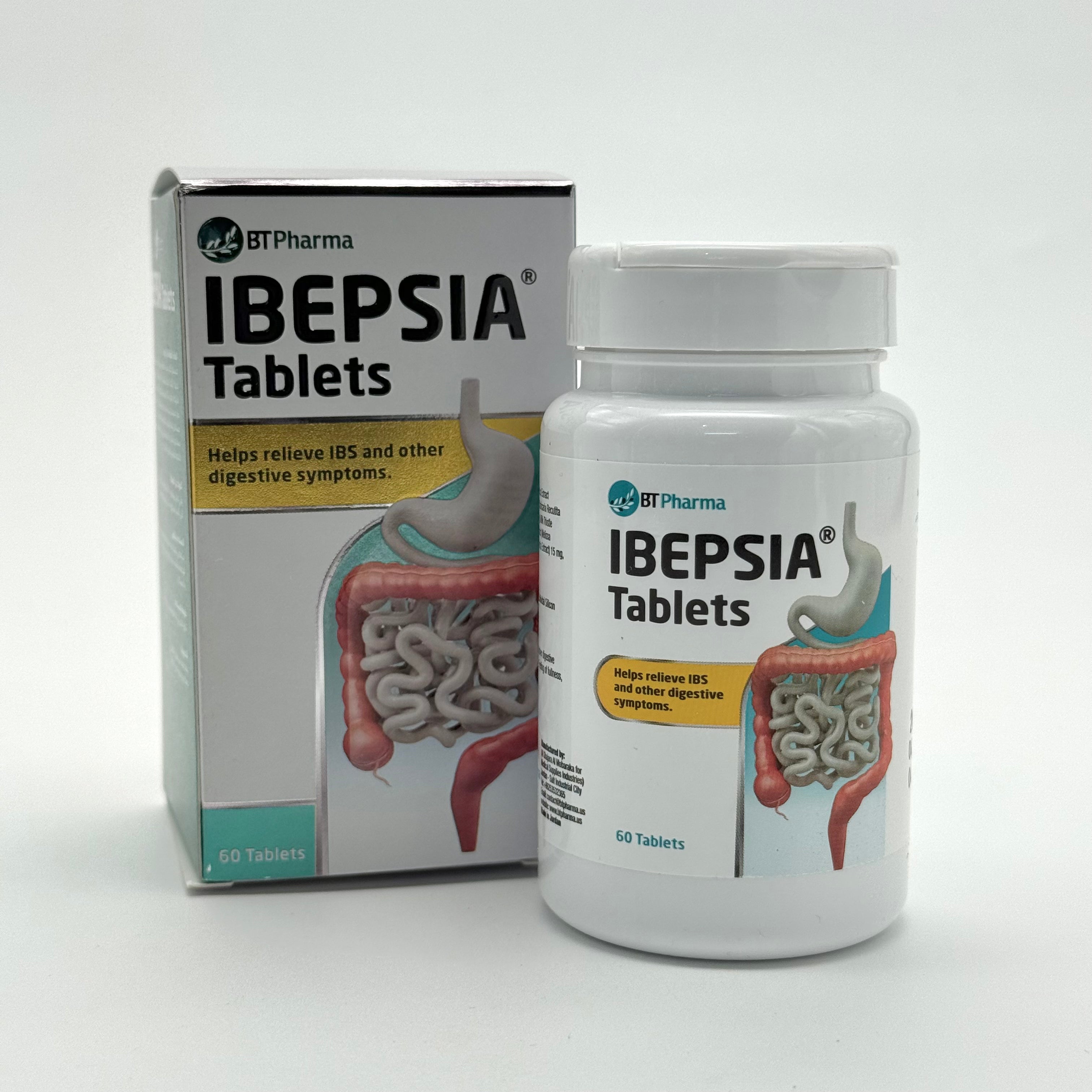 BT Pharma IBEPSIA 60 Tablets بي تي فارما إيبيبسيا 60 قرص