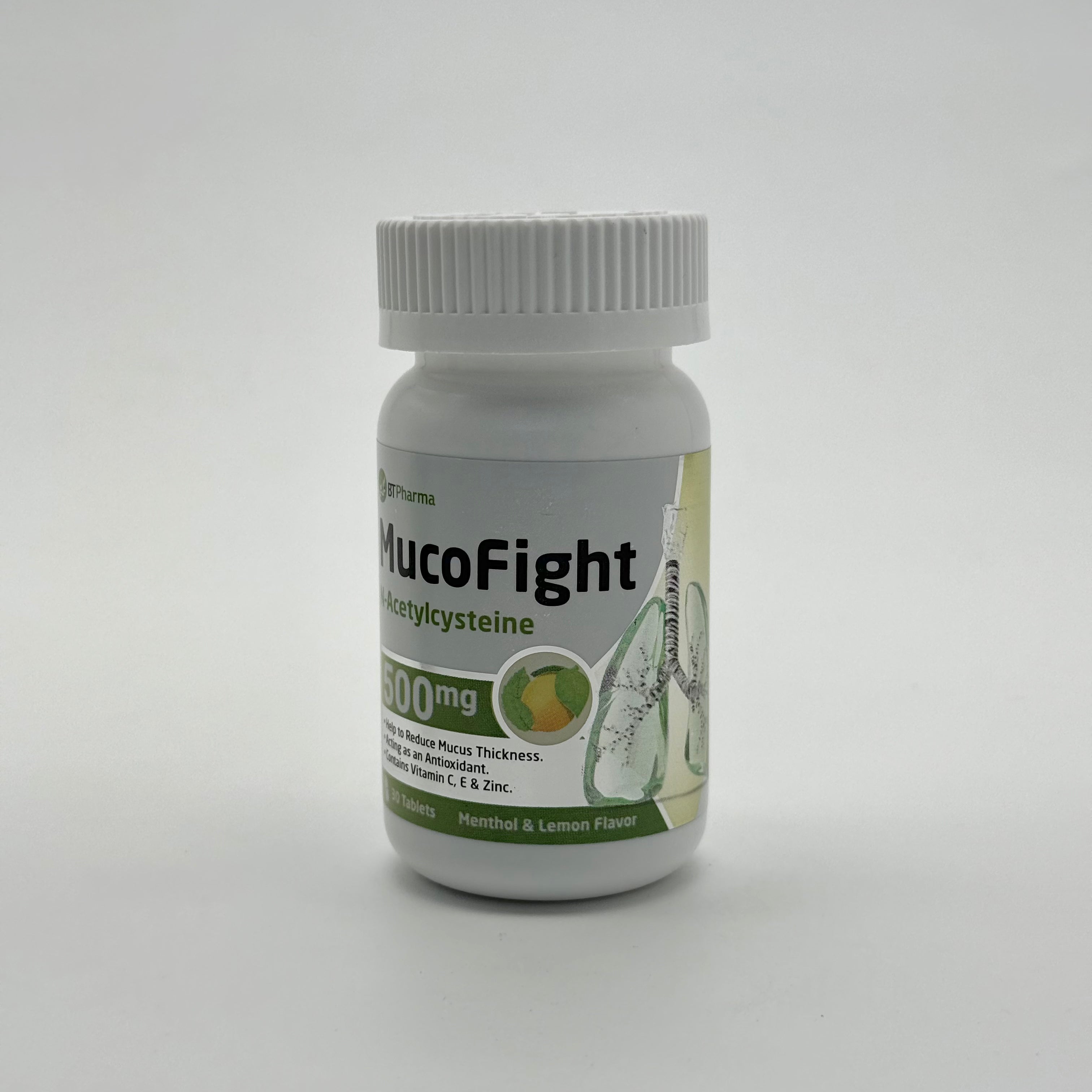 BTPharma Mucofight N-Acetylcystine بي تي فارما موكوفايت إن-أسيتيل سيستئين