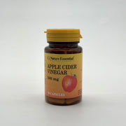 Nature Essential Apple Vinegar 500mg 50 Capsules نيتشر إسِينشال خل التفاح 500 ملغ 50 كبسولة