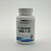 Genesisvit Calcium 600mg + D3 20mcg جينيسس فيت كالسيوم 600 مغ + فيتامين د3 20 مكغ