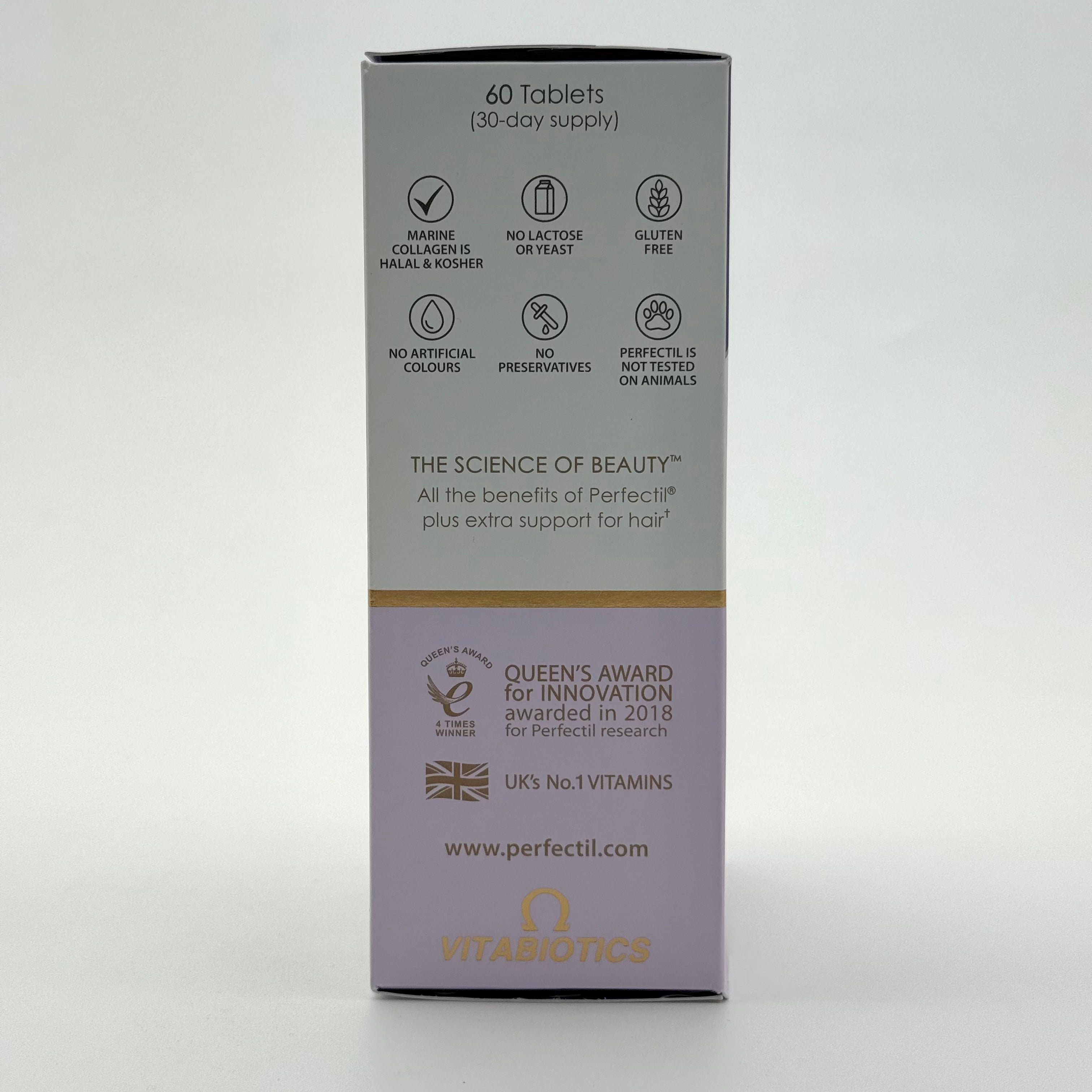 Vitabiotics Perfectil Hair 60 Tablets فيتابيوتيكس بيرفكتيل هير – 60 قرص