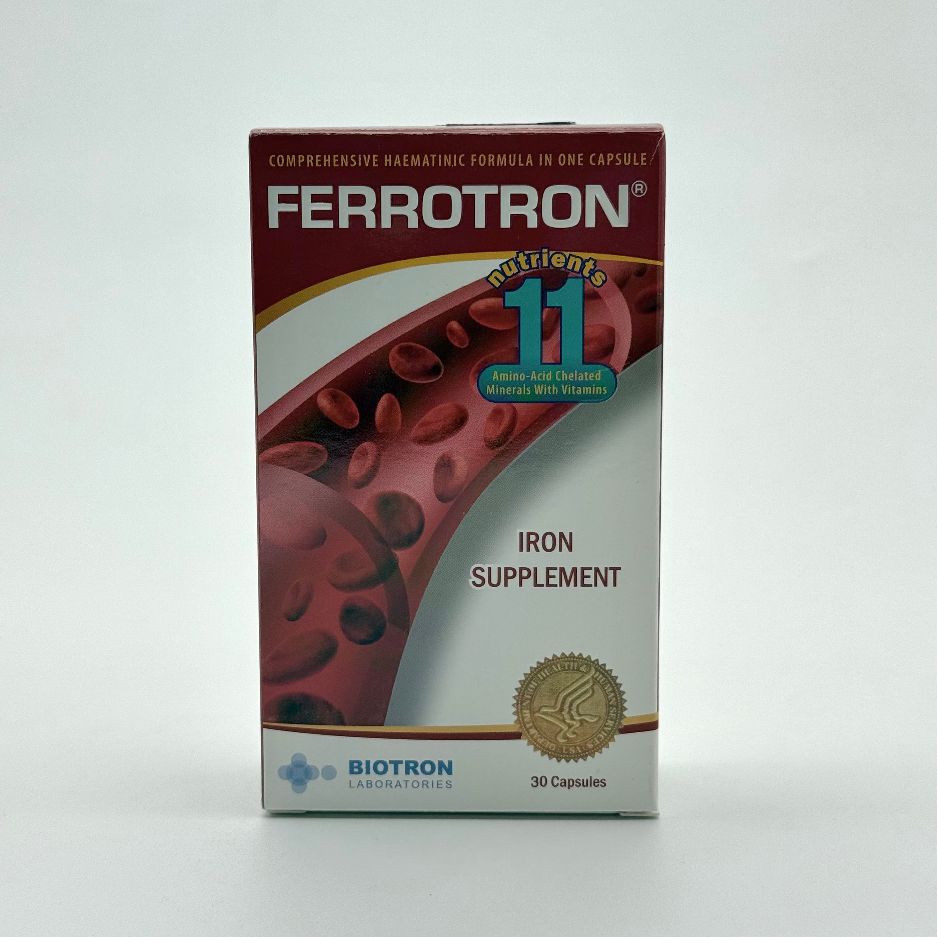 FERROTRON 30 Capsules فيروترون – 30 كبسولة