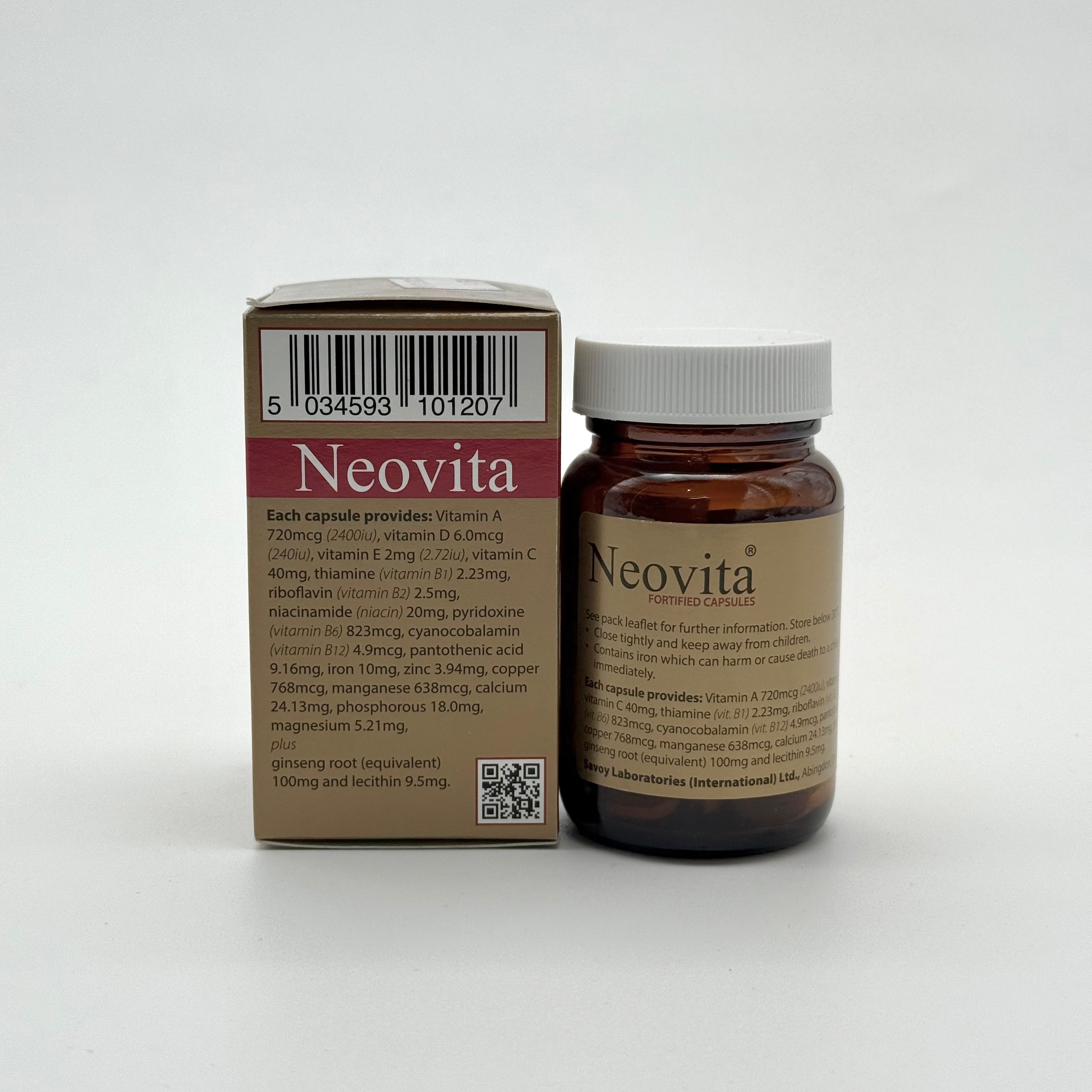 Neovita 30 Capsules نيفوفيتا١٠٠  كبسولة