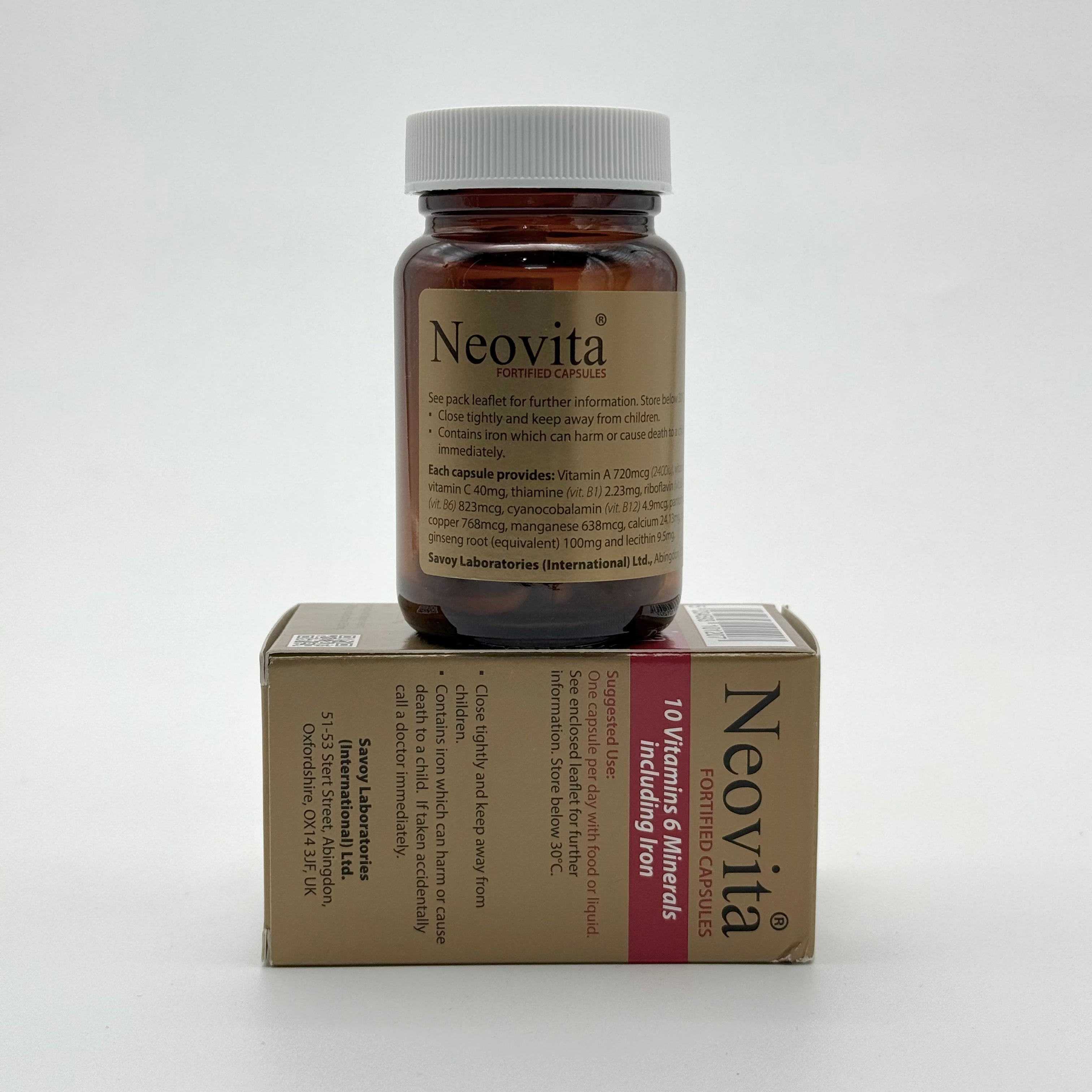 Neovita 30 Capsules نيفوفيتا١٠٠  كبسولة