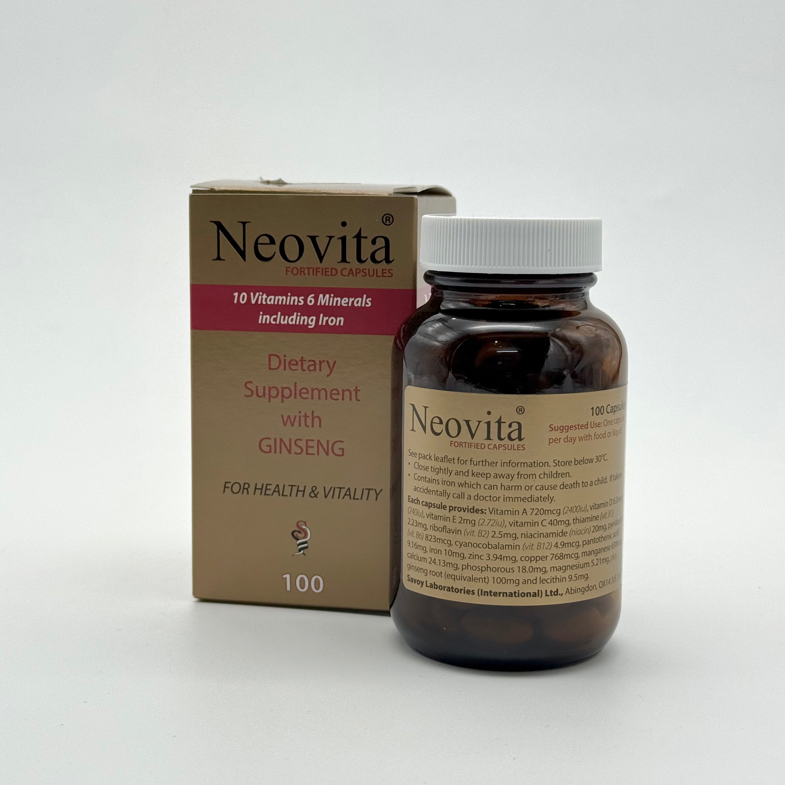 Neovita 100 Capsules نيفوفيتا 100 كبسولة
