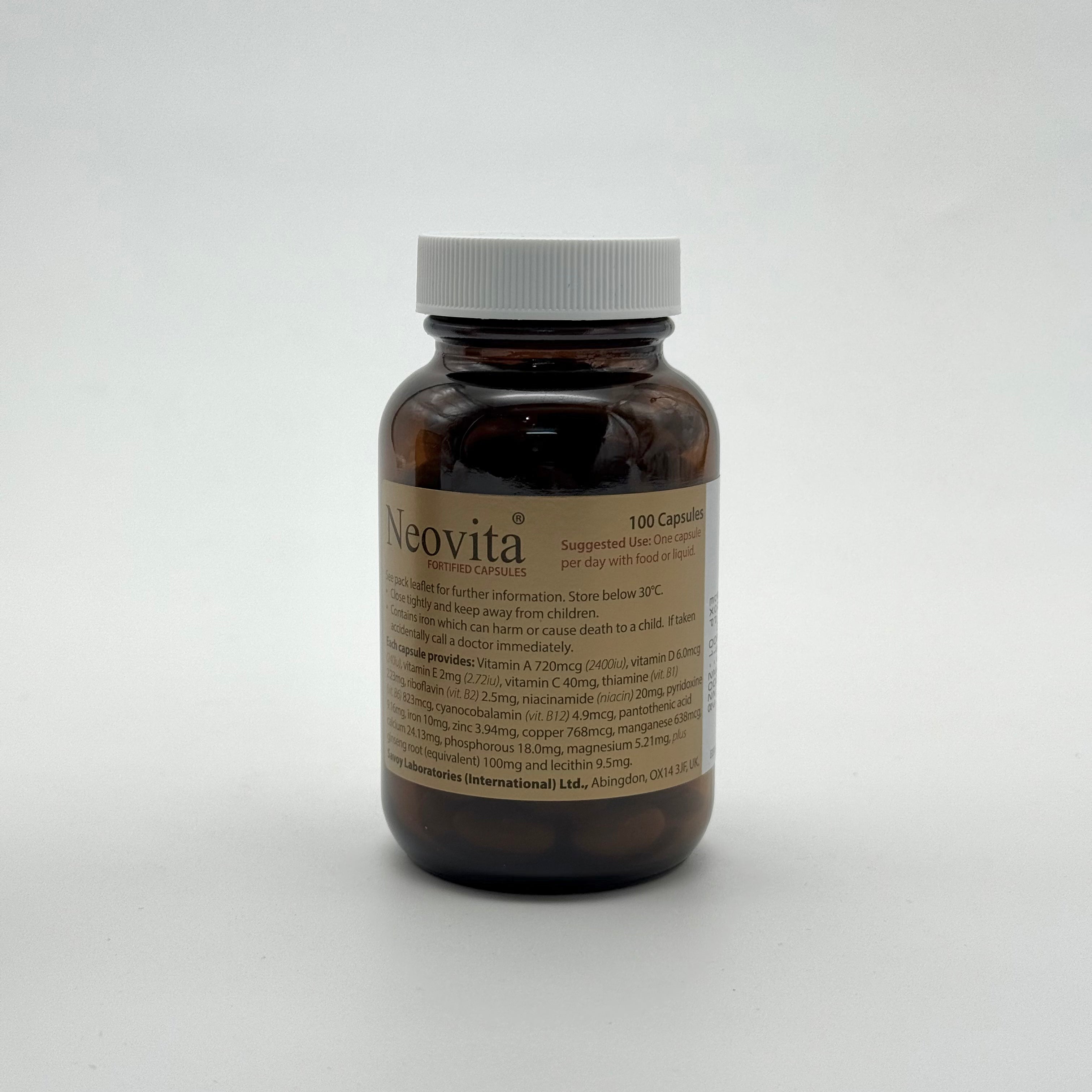 Neovita 100 Capsules نيفوفيتا 100 كبسولة