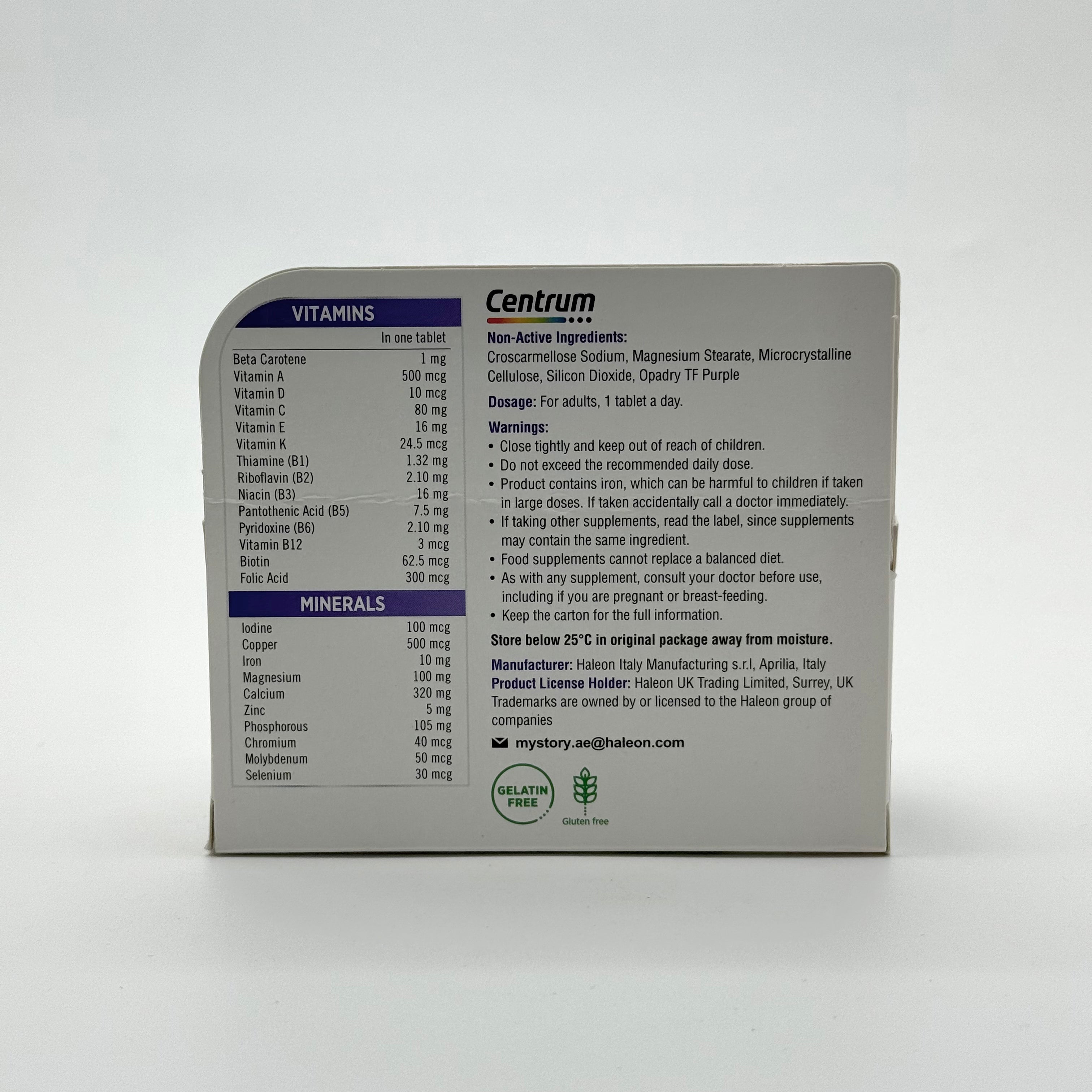 Centrum Multivitamin Women 100 Tablets سنتروم ملتي فيتامين وومن 100 قرص