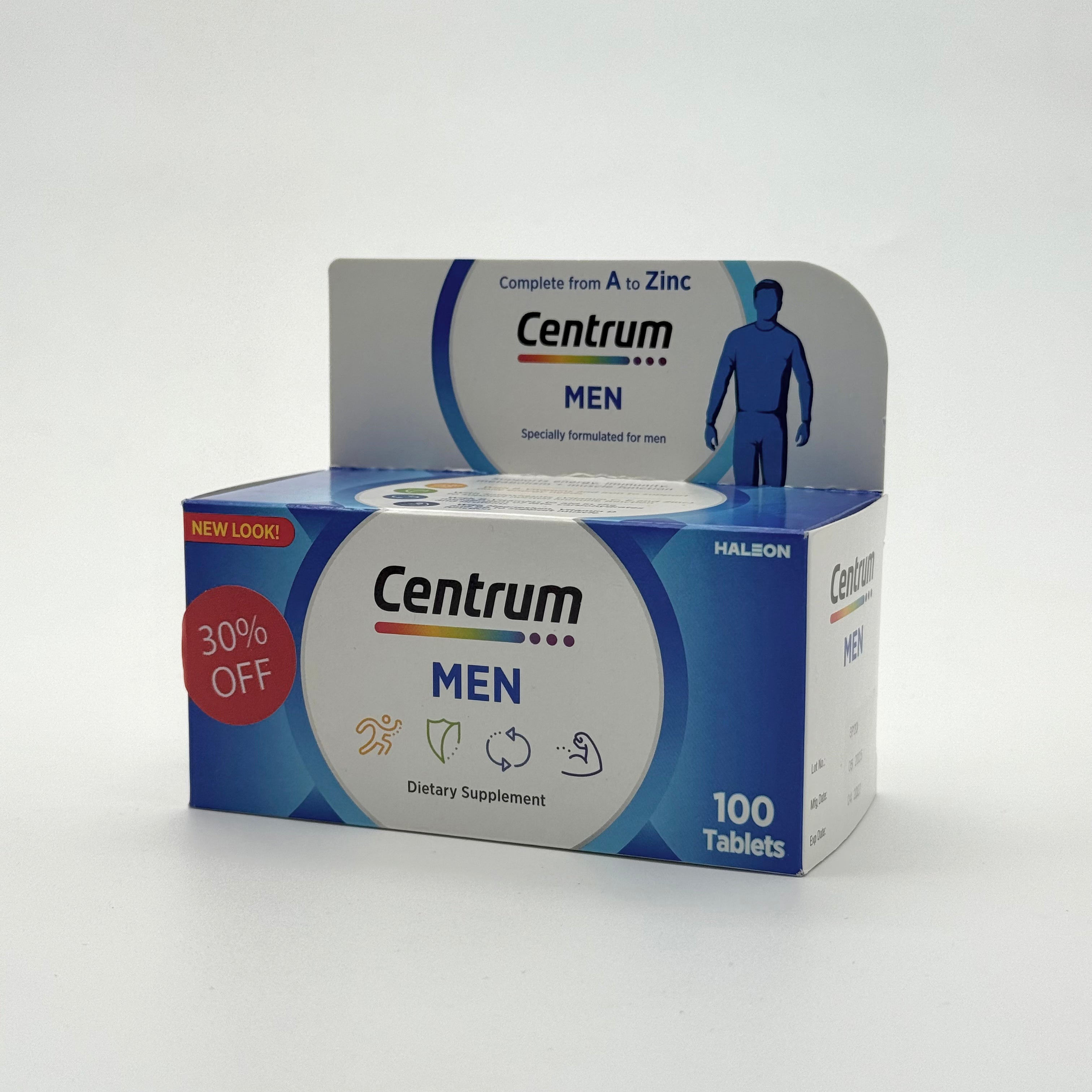 Centrum Multivitamin Men 100 Tablets سنتروم ملتي فيتامين للرجال 100 قرص