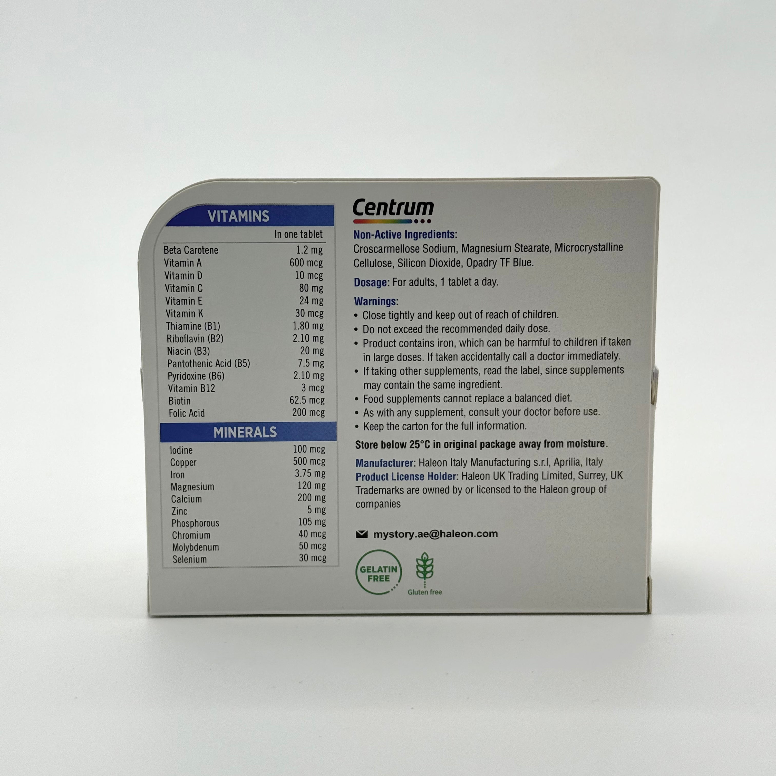 Centrum Multivitamin Men 100 Tablets سنتروم ملتي فيتامين للرجال 100 قرص