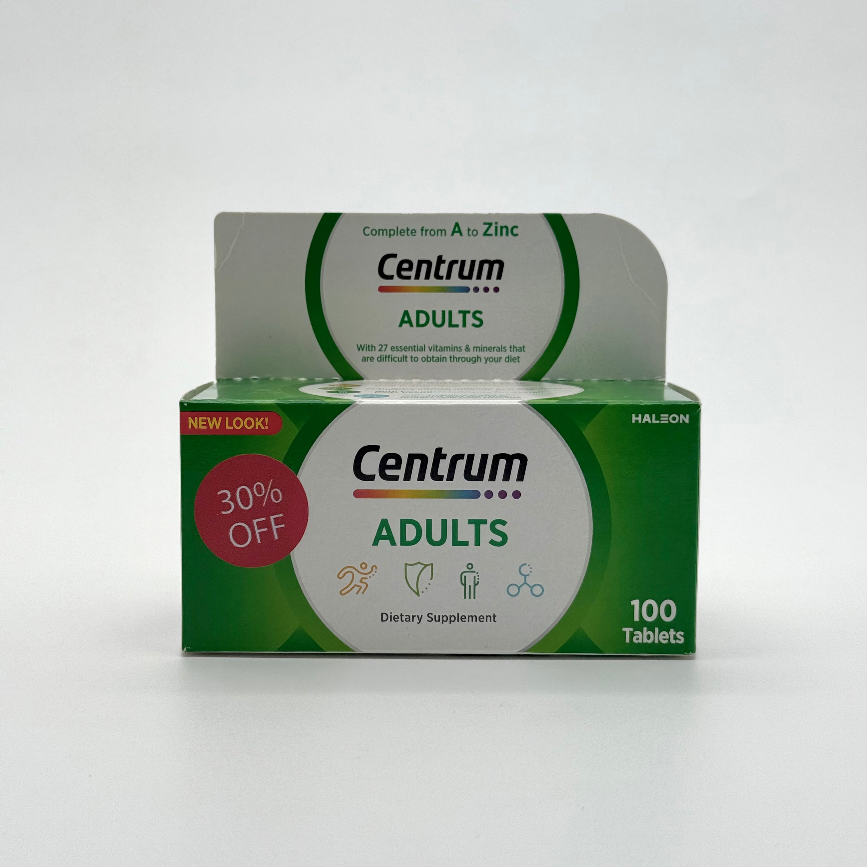 Centrum Adult Multivitamin 100 Tablets سنتروم ملتي فيتامين للبالغين 100 قرص