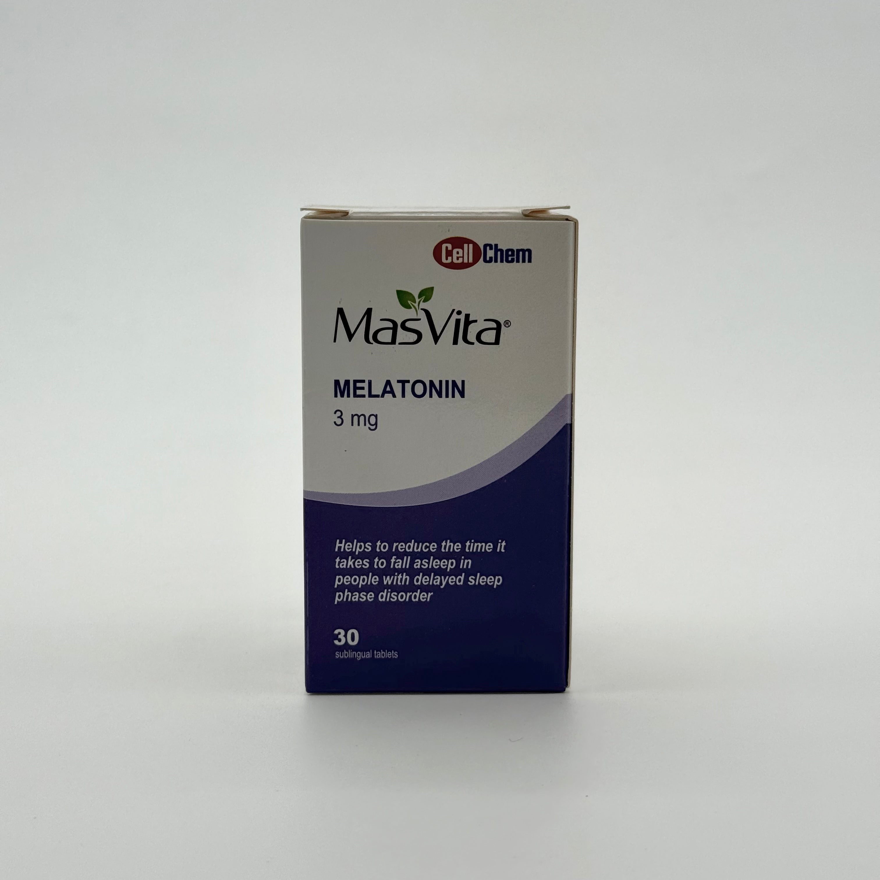 Masvita Melatonin 3mg 30 Sublingual Tablets ماسفيتا ميلاتونين 3 ملغ 30 قرص تحت اللسان