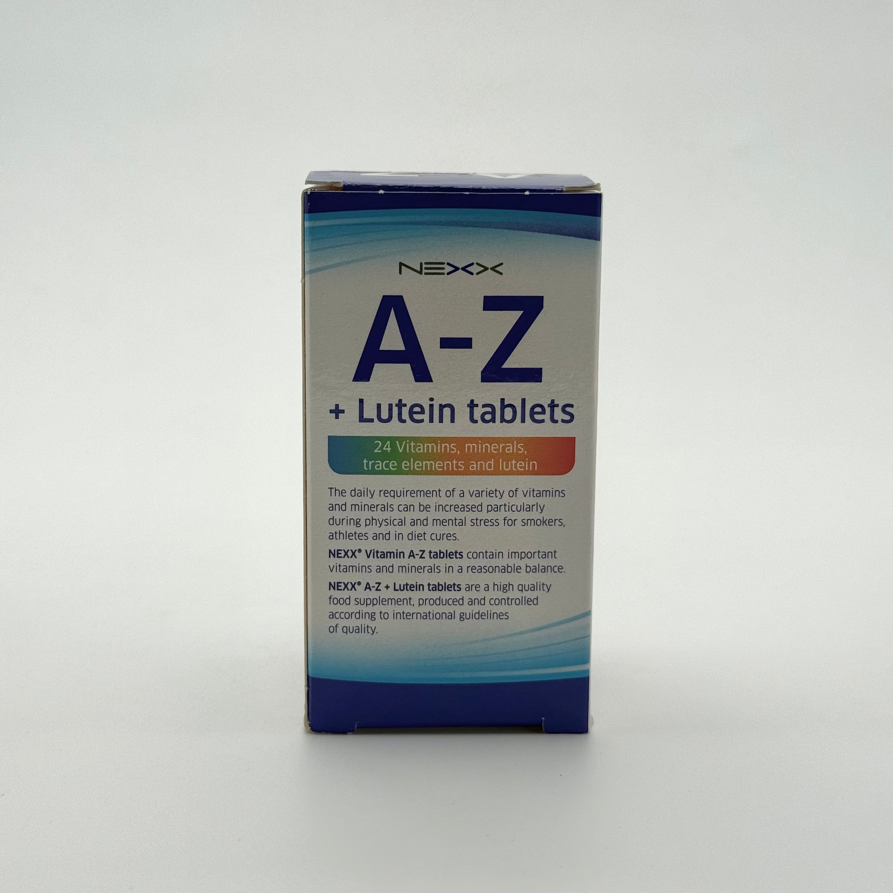 Nexx A-Z + Lutein 60 Tablets نيكس إيه زد + لوتين 60 قرص