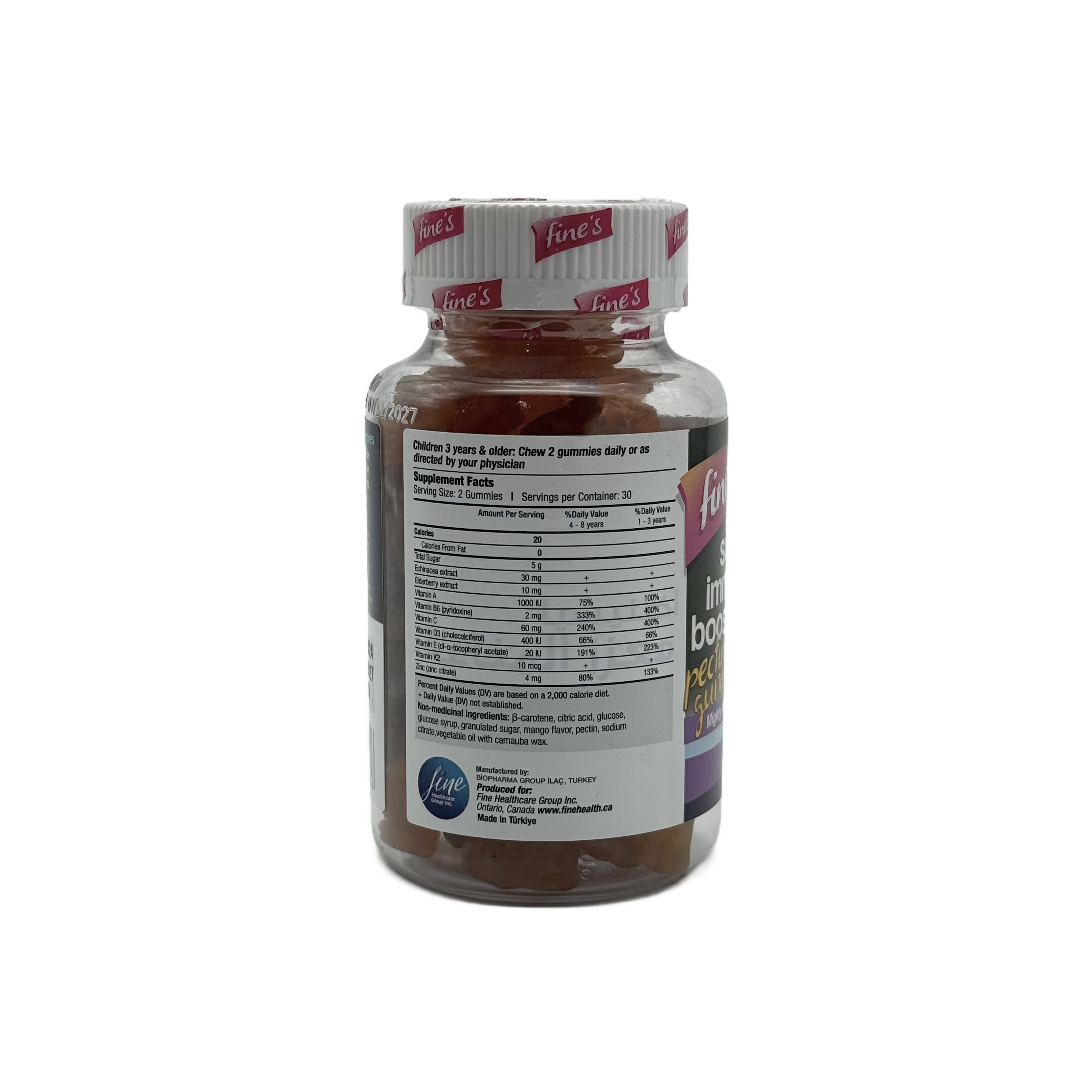 Fines Super Immune Booster 60 Gummies - فاينز سوبر إيميون بوستر 60 علكة