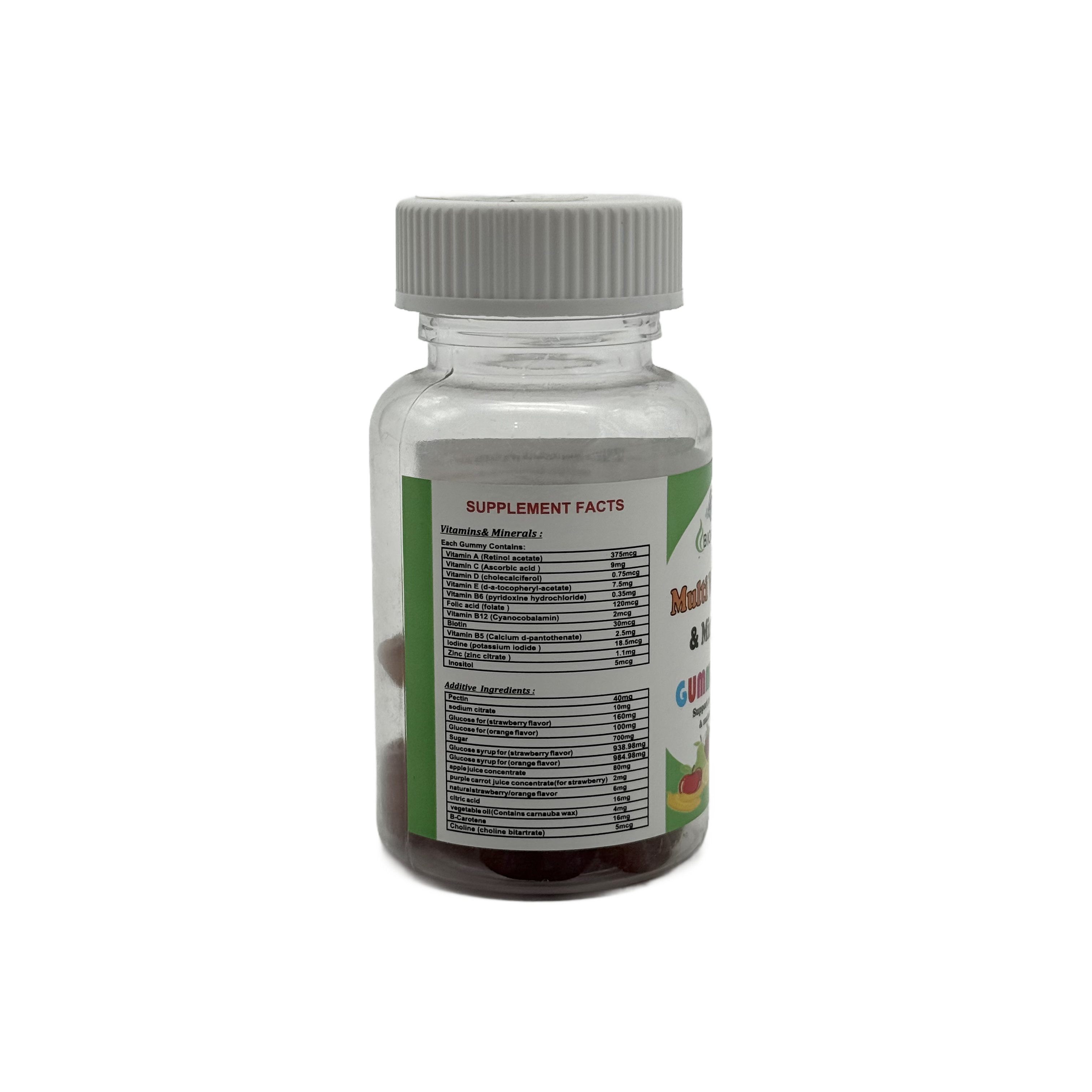 BioGenesis Pharma Multi Vitamins & Minerals Gummy Kids 25 Gummies - فيتامينات ومعادن للأطفال 25 علكة