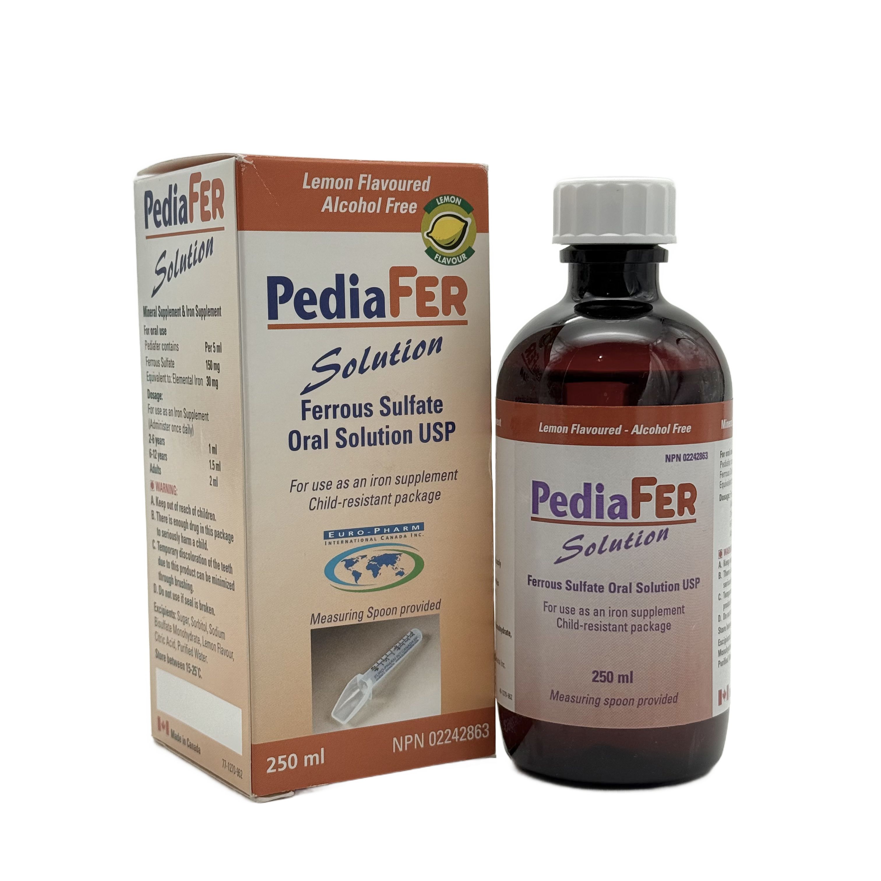 PediaFer Solution 250ml - بيديافير محلول 250 مل