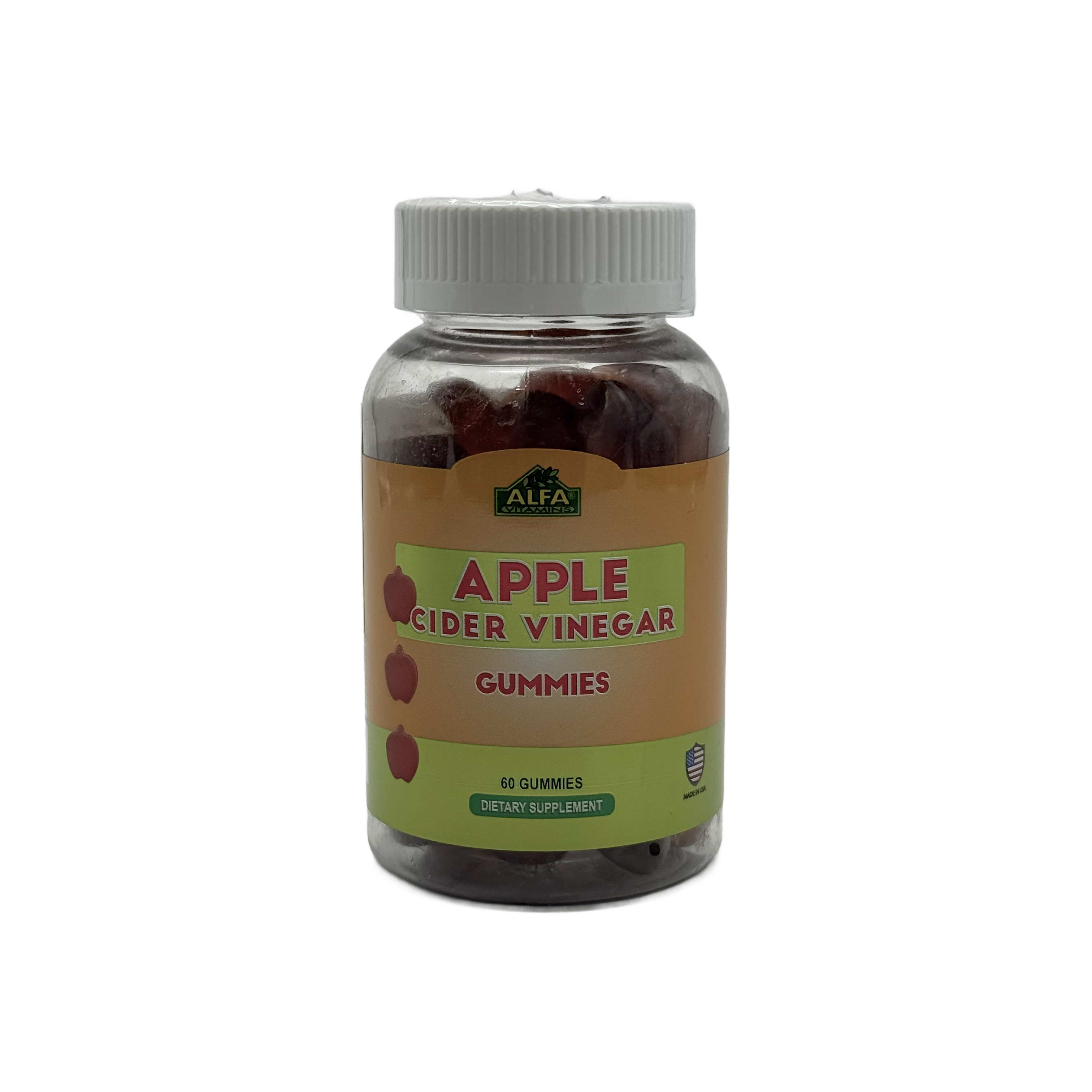 Alfa Apple Cider Vinegar Gummies 60 Gummies - ألفا أبل سايدر فينيغر جاميز 60 قطعة