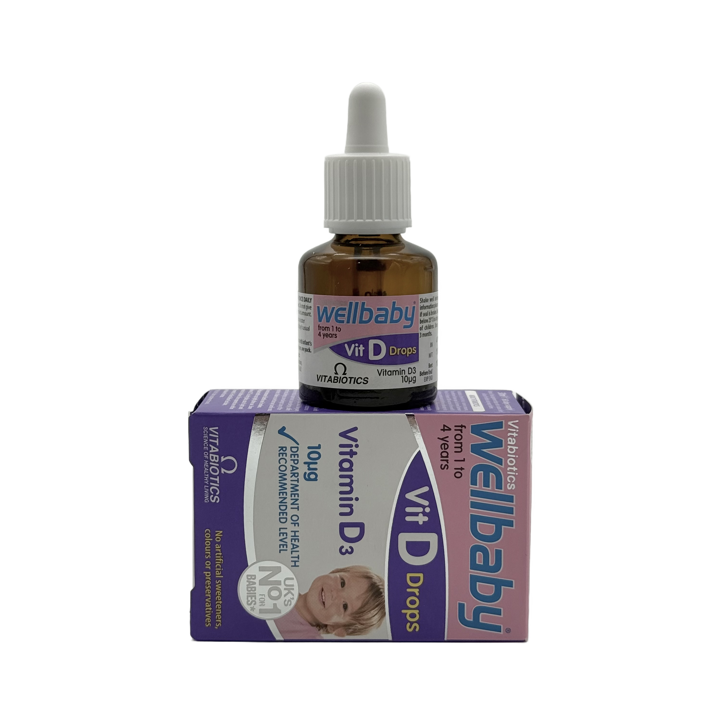 vitabiotics Wellbaby Vitamin D Drops 30ml - فيتابيوتيكس ويل-baby فيتامين د دروبس 30 مل