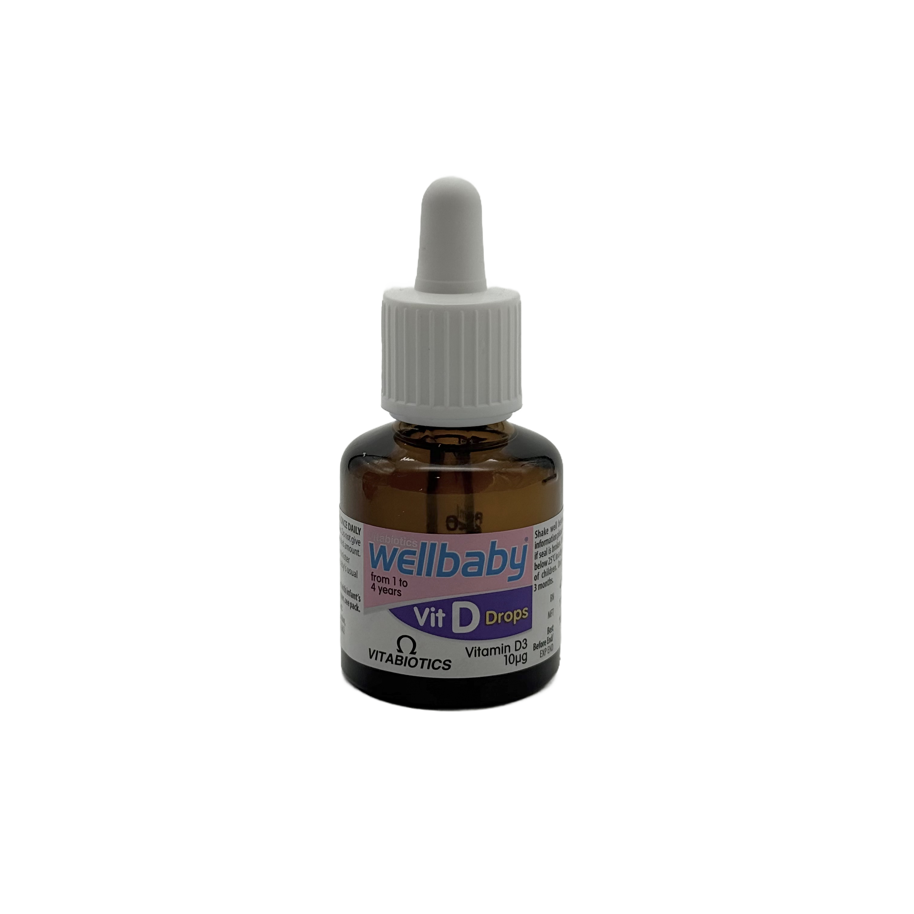 vitabiotics Wellbaby Vitamin D Drops 30ml - فيتابيوتيكس ويل-baby فيتامين د دروبس 30 مل