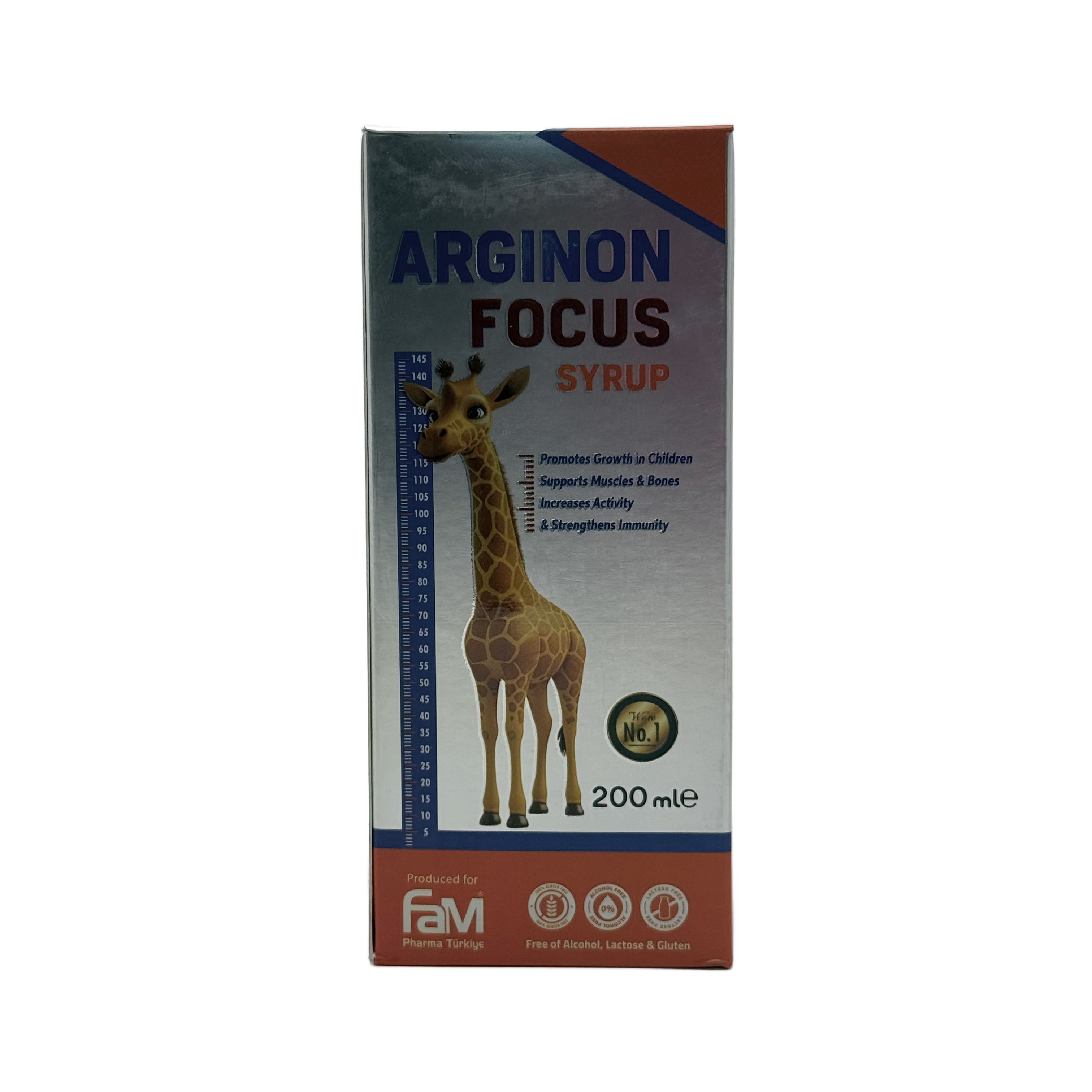 Arginon Focus Syrup 200ml أرجينون فوكس شراب 200 مل