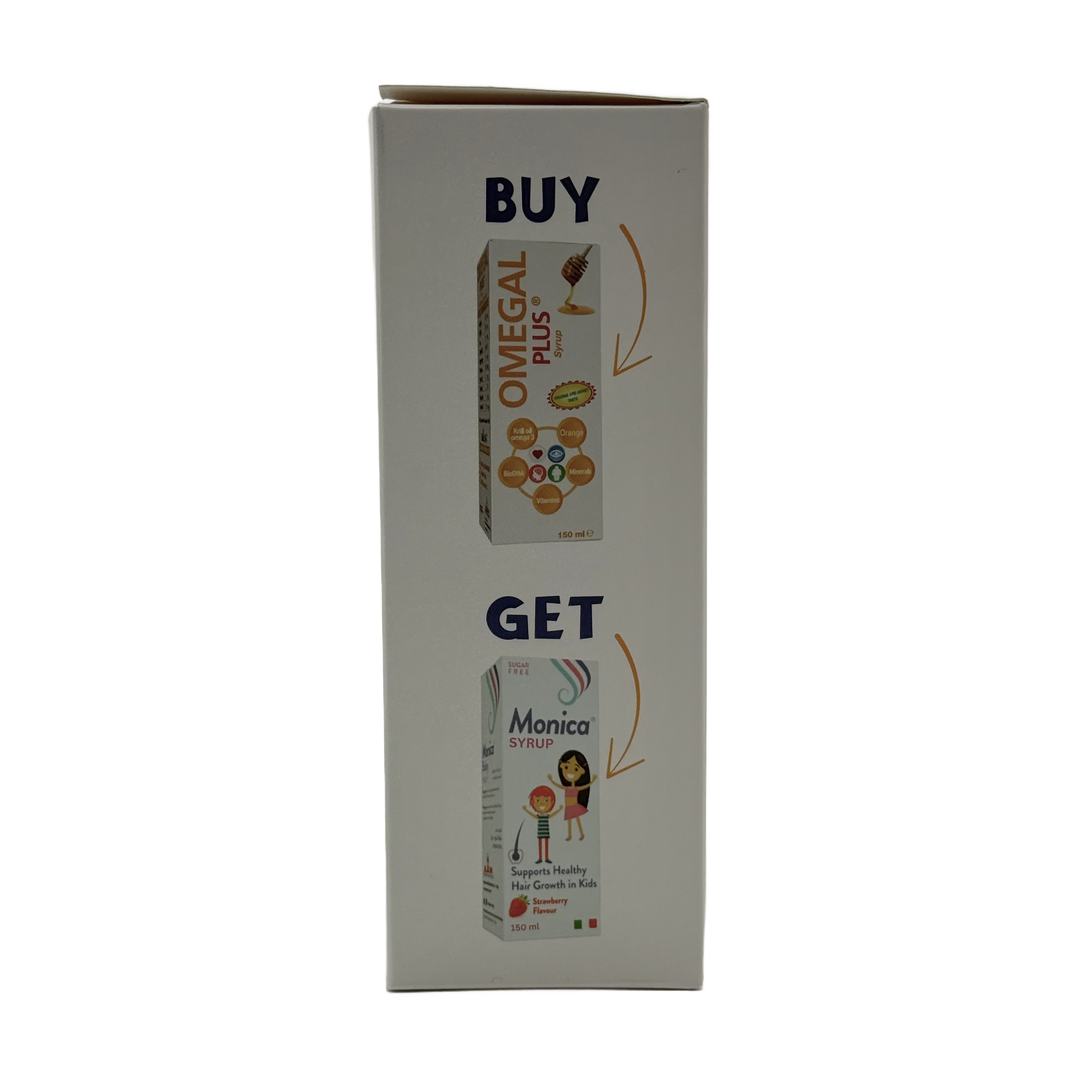 Omegal Plus 150 Ml & Get Monica Syrup Free
